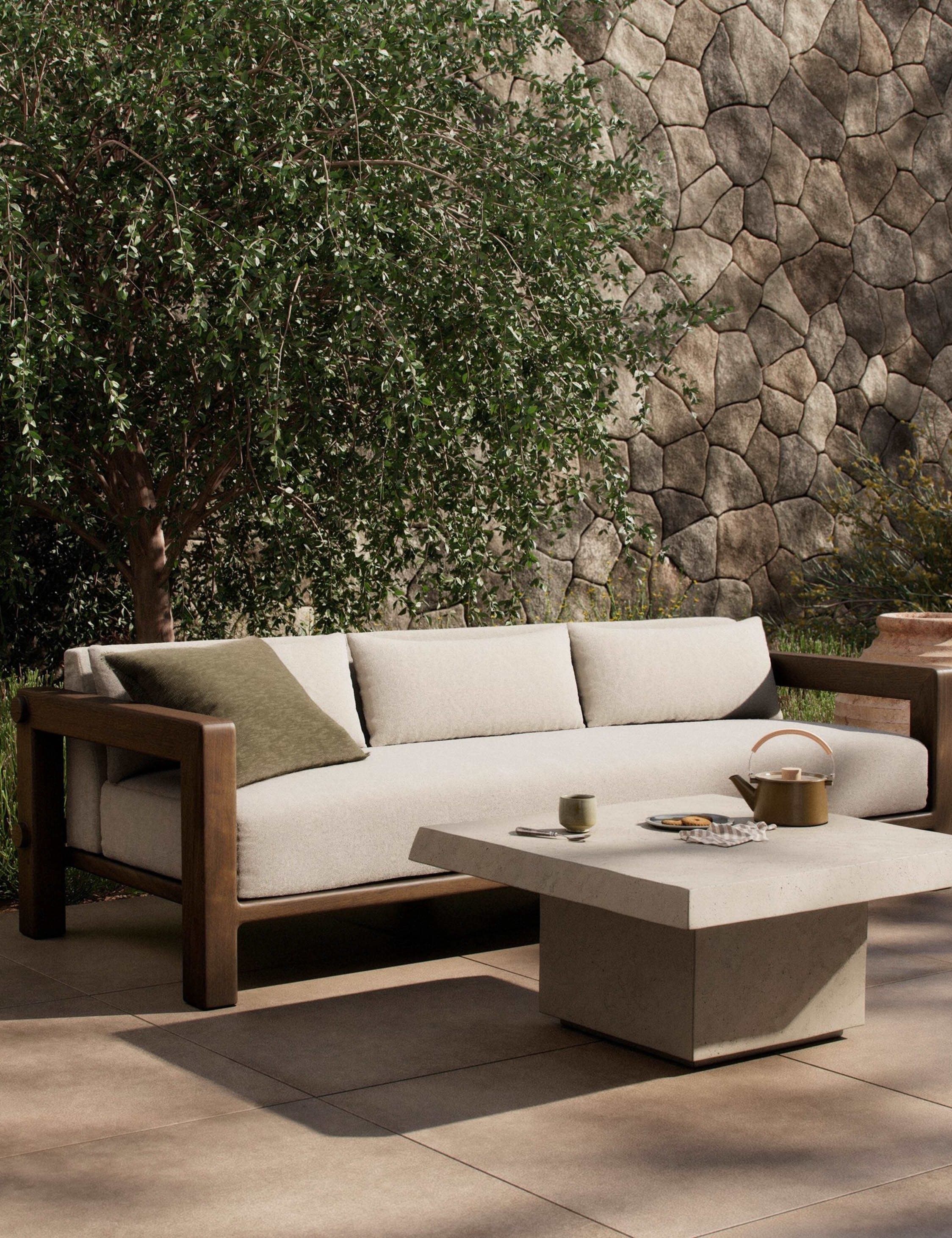 Lumi Indoor / Outdoor Sofa by Amber Lewis x Four Hands