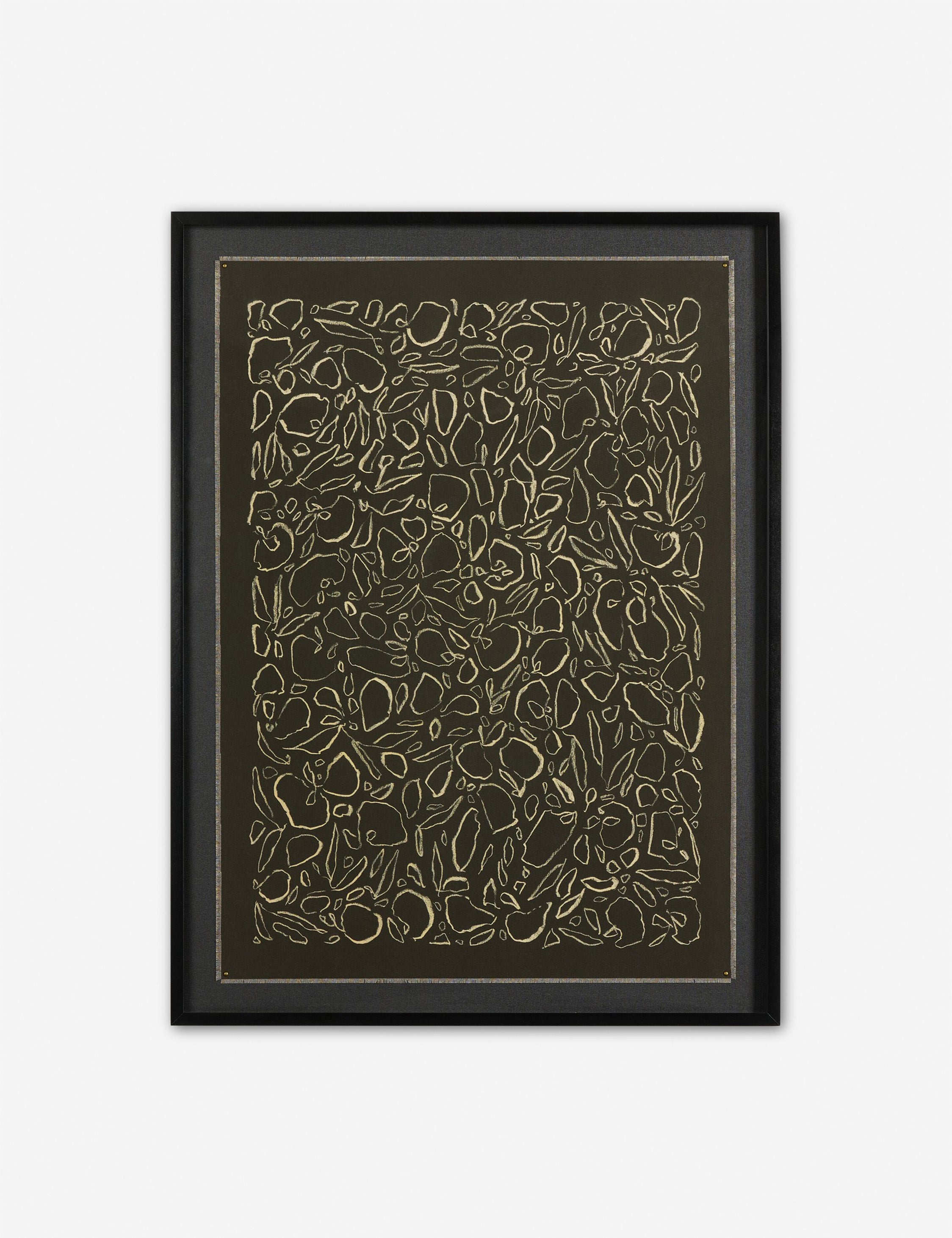 Cream On Black Glimmer by Laurel-Dawn Latshaw