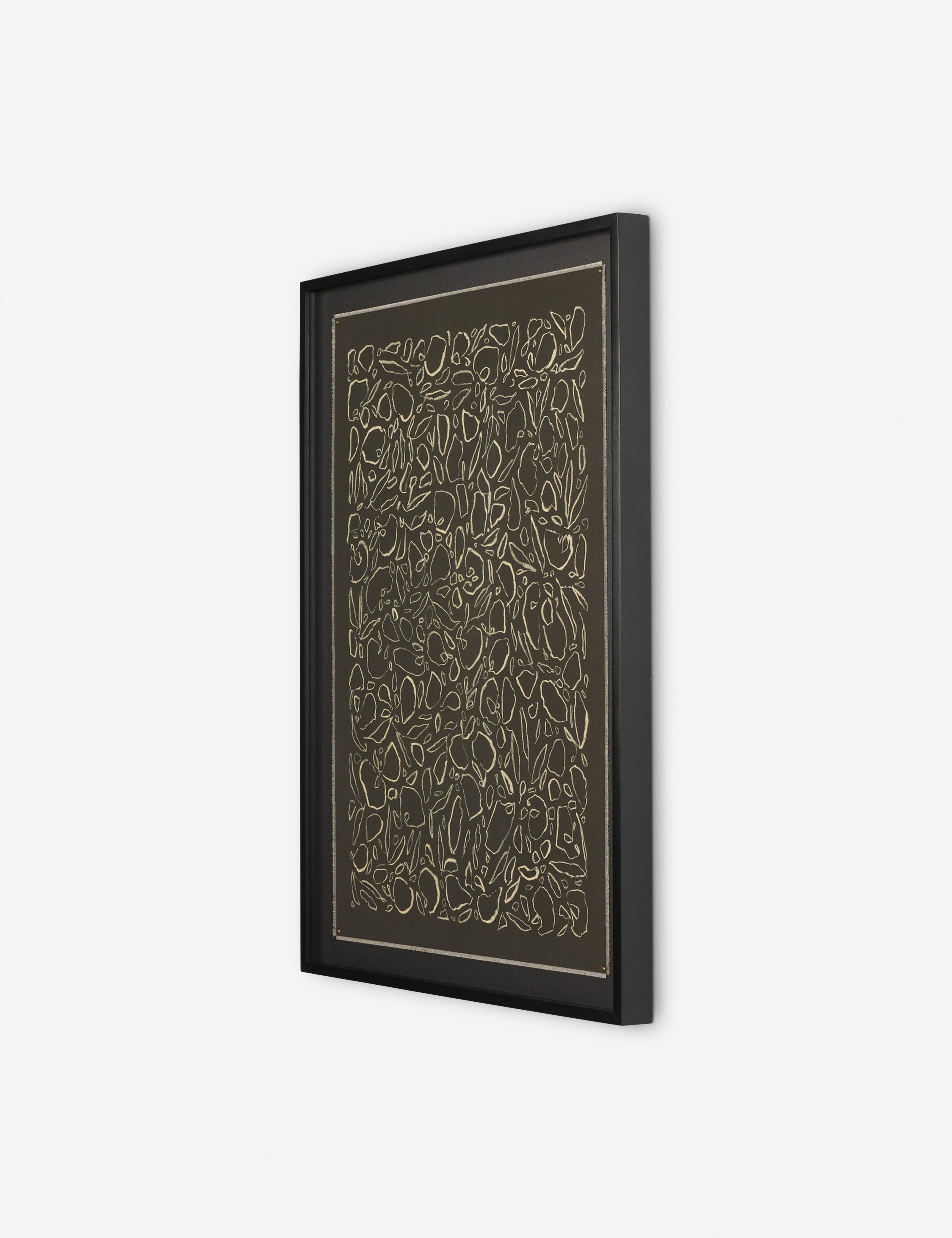 Cream On Black Glimmer by Laurel-Dawn Latshaw