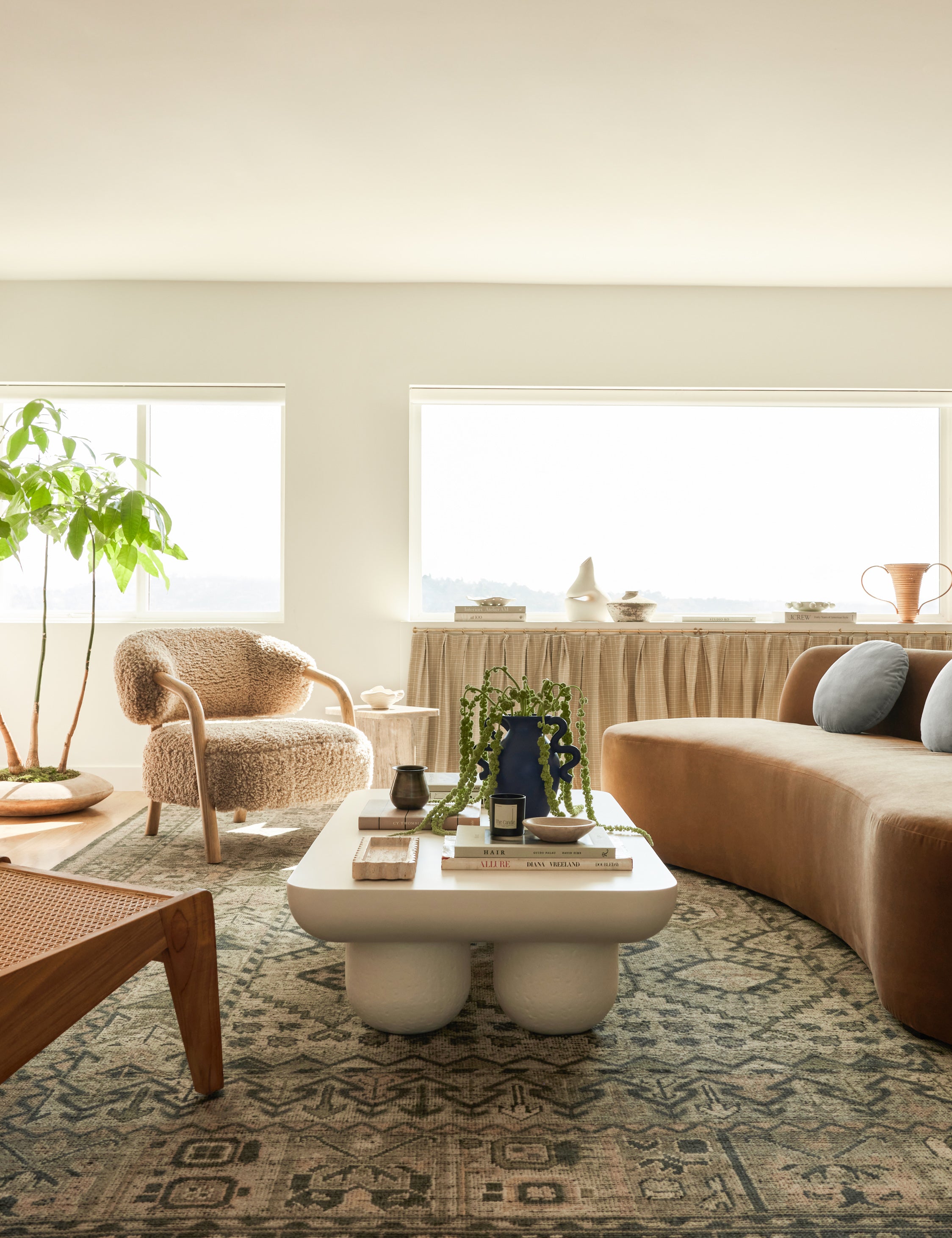Purdie Accent Chair : Toast Shearling