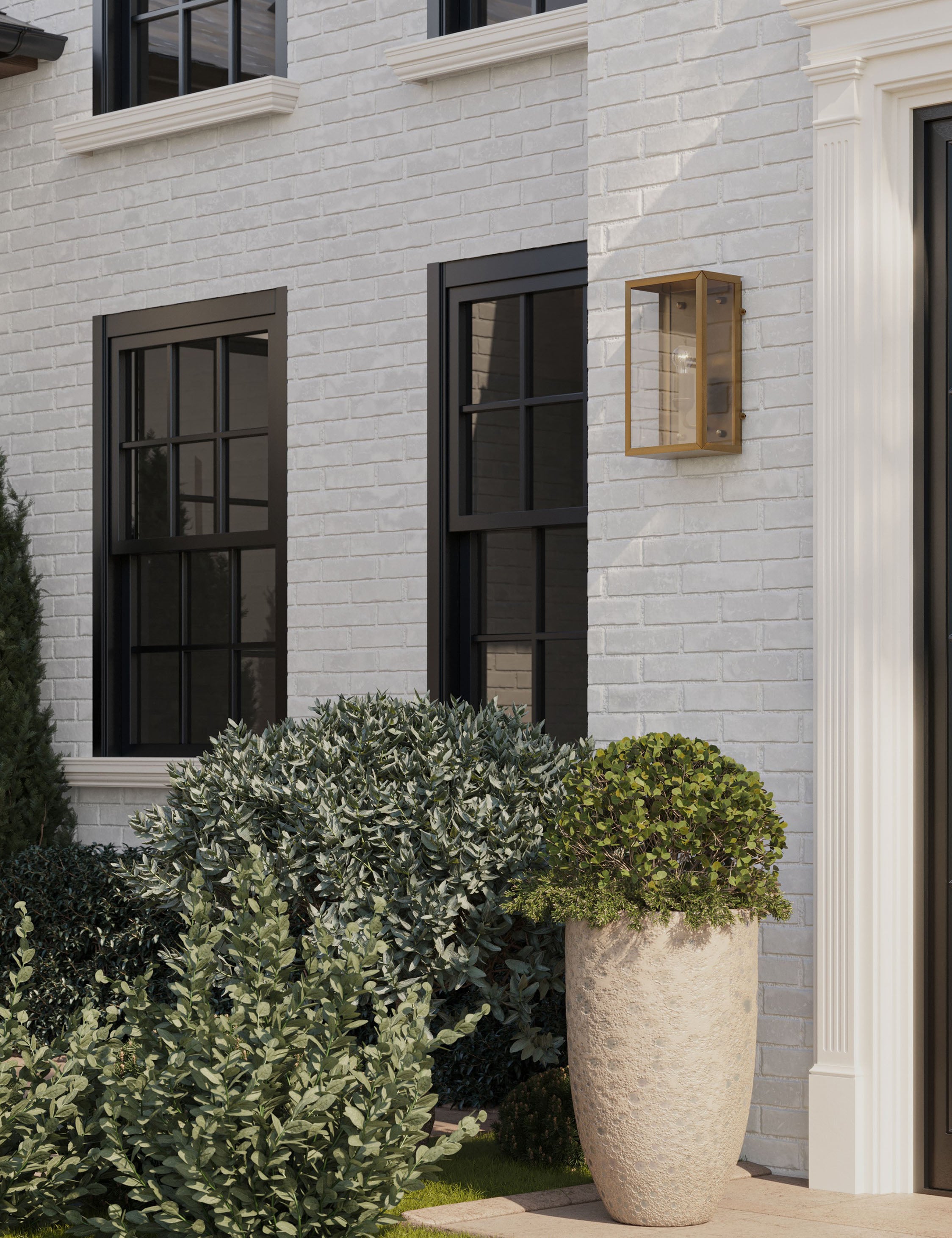 Carrington Outdoor Sconce : Antique Brass