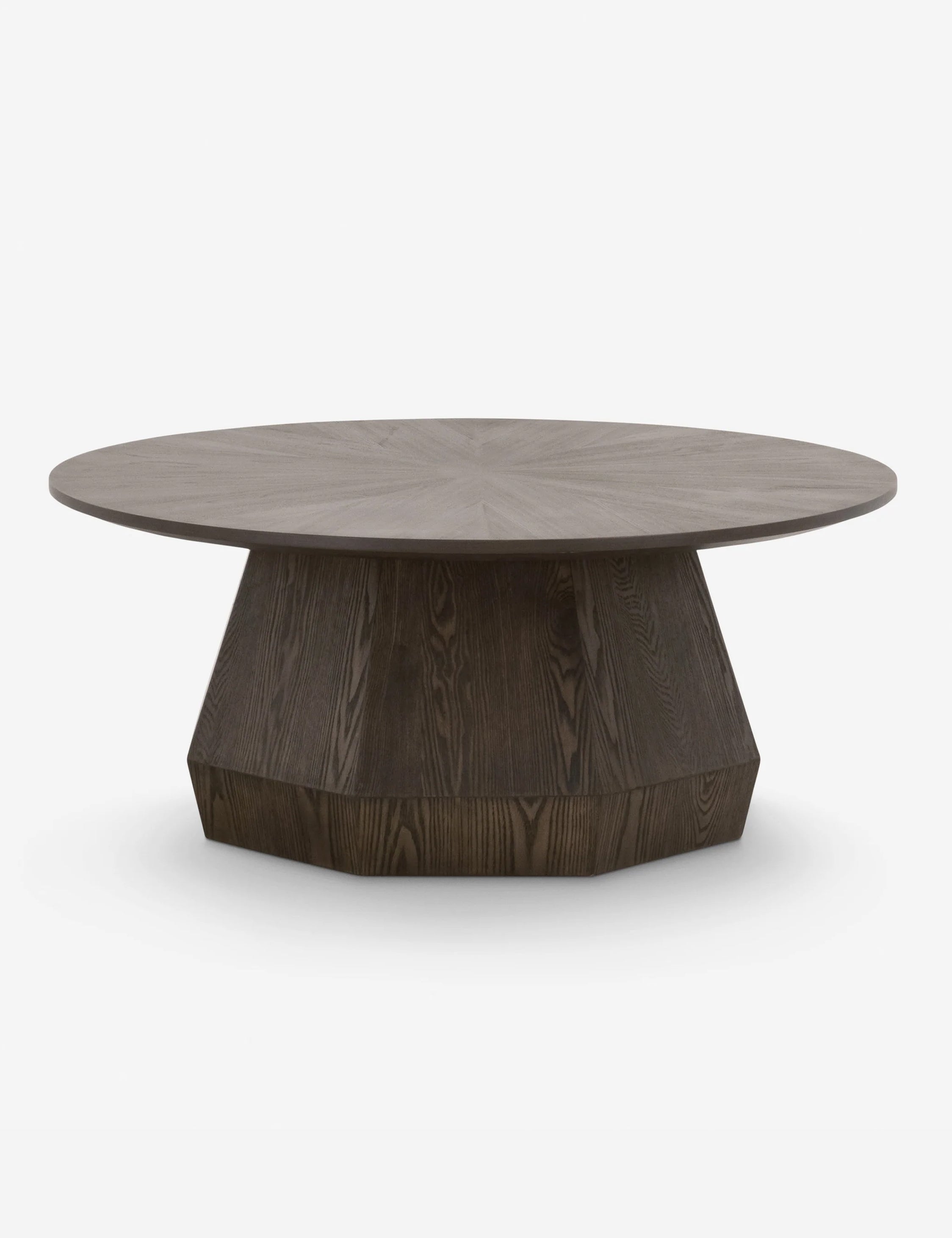 Moroz round geometric coffee table