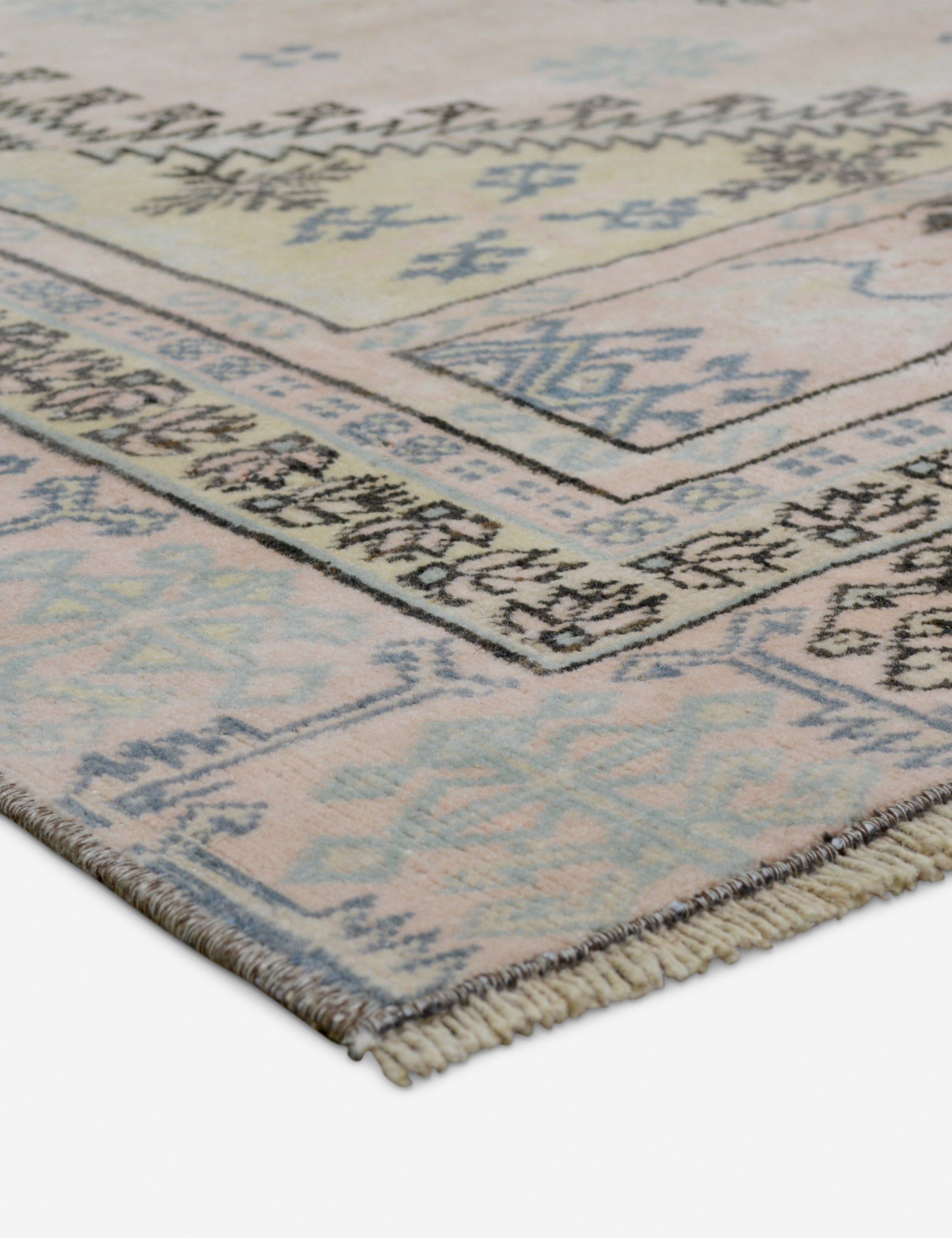 Vintage Turkish Hand-Knotted Wool Rug No. 423, 4'5