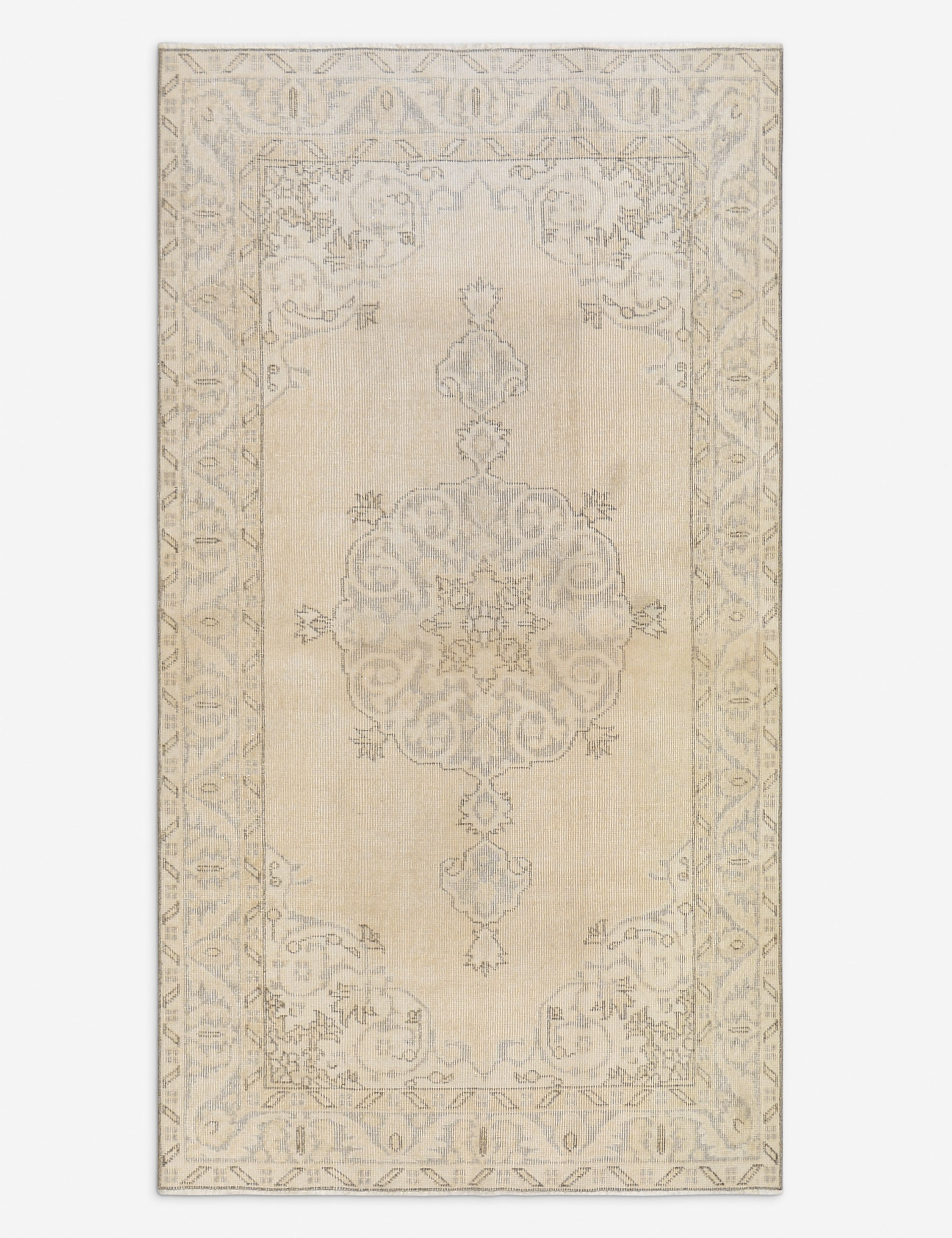 Vintage Turkish Hand-Knotted Wool Rug No. 432, 3'10