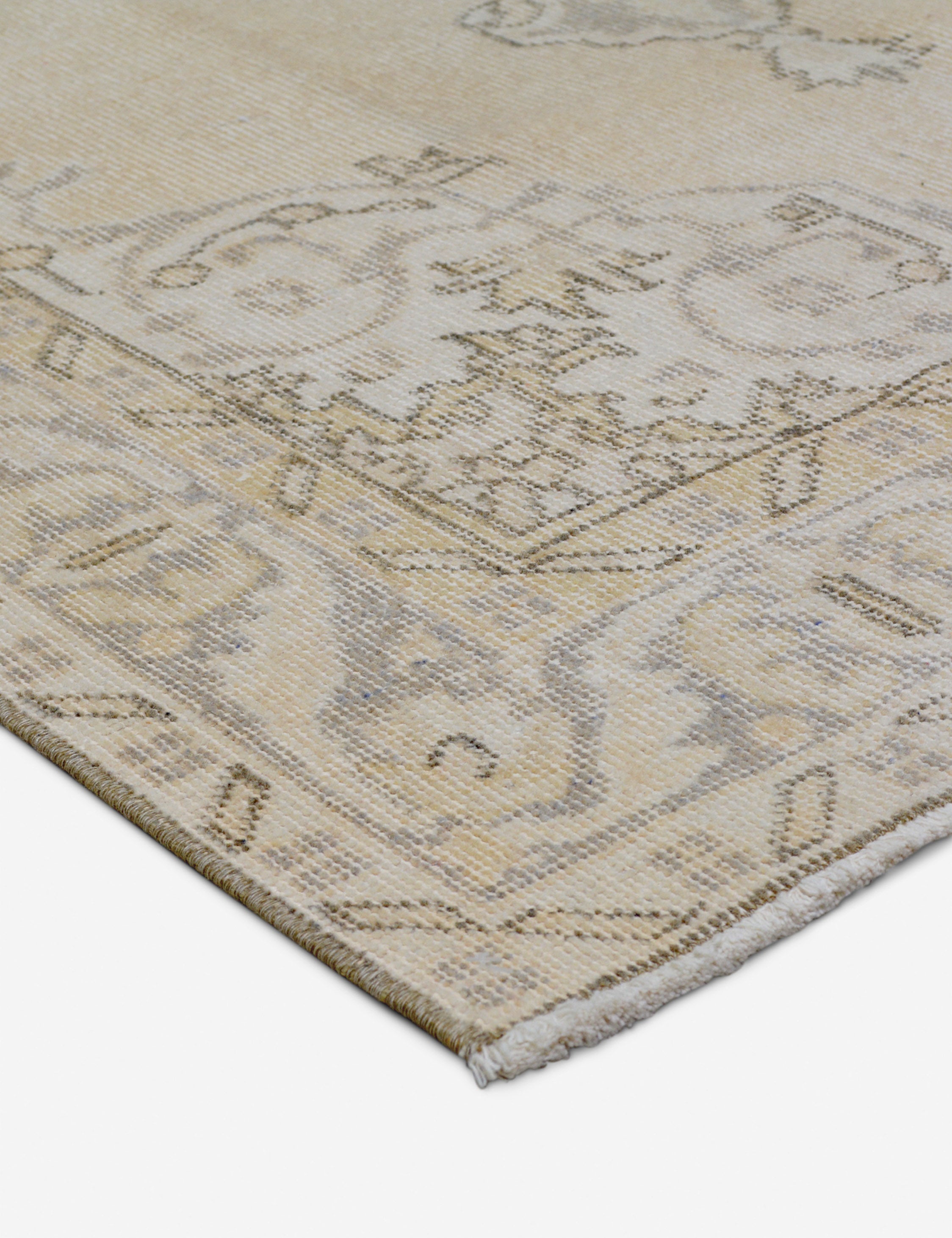 Vintage Turkish Hand-Knotted Wool Rug No. 432, 3'10