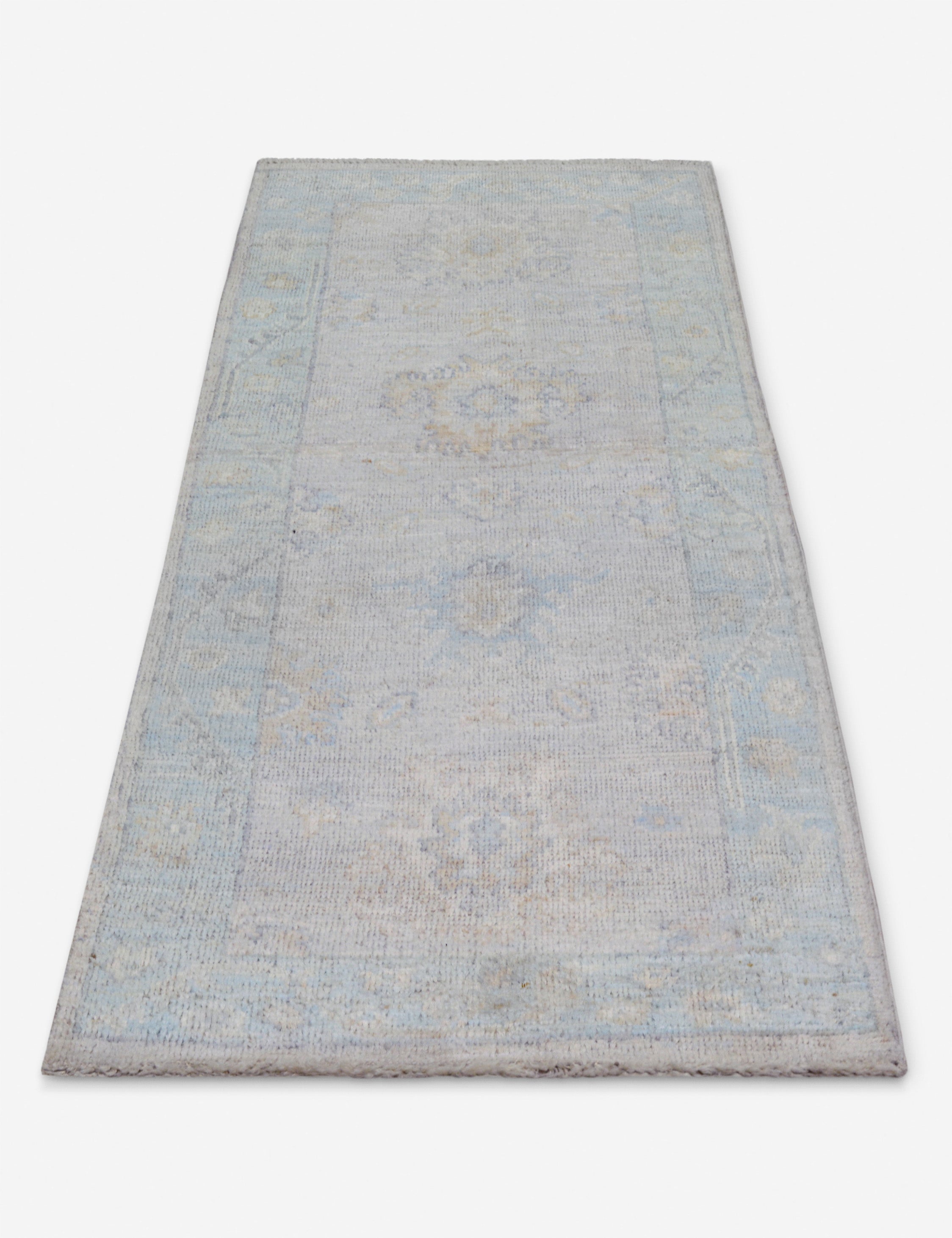 Vintage Turkish Hand-Knotted Wool Runner Rug No. 246, 3'1