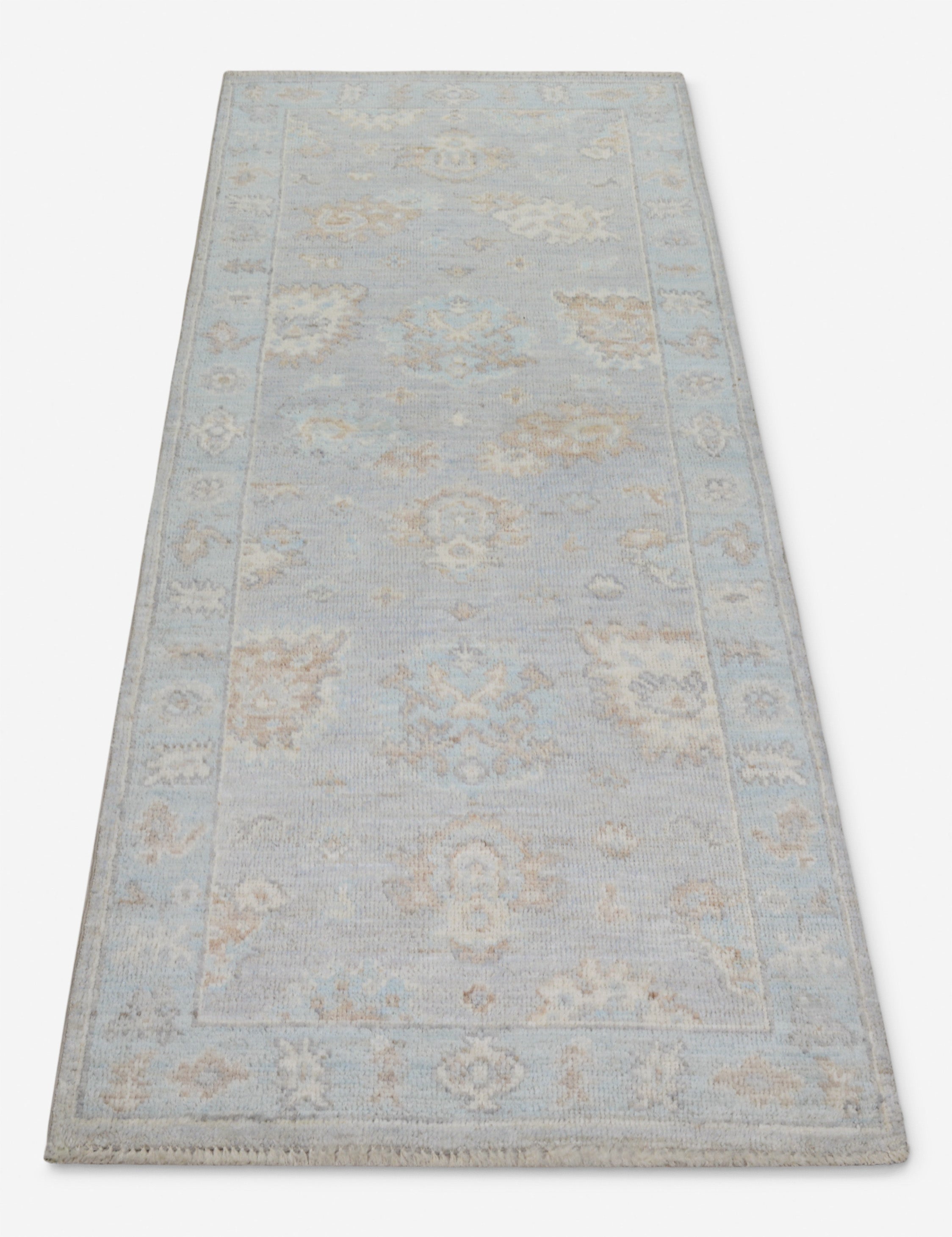 Vintage Turkish Hand-Knotted Wool Runner Rug No. 247, 2'5