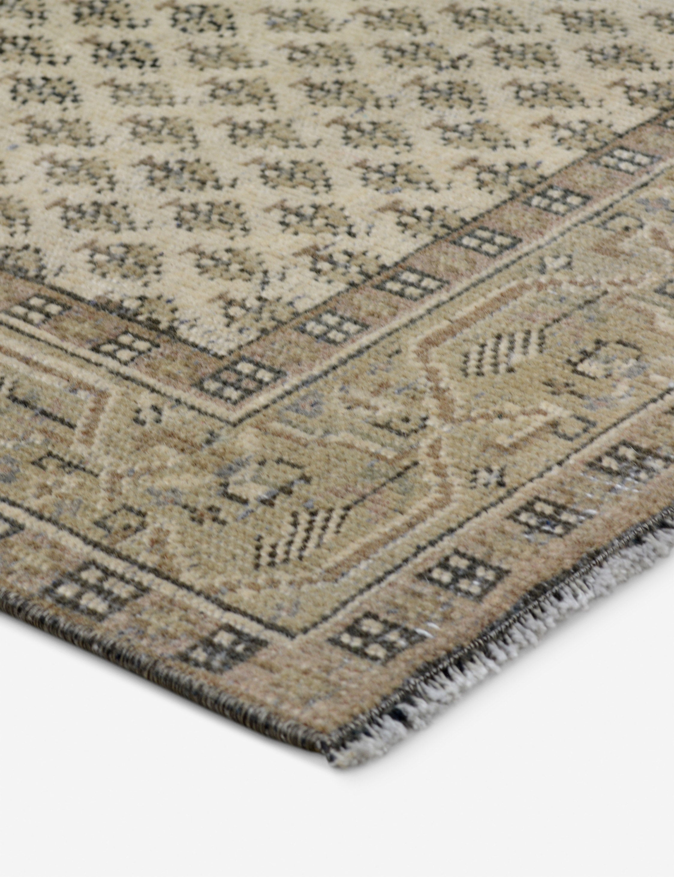 Vintage Turkish Hand-Knotted Wool Runner Rug No. 253, 2'5