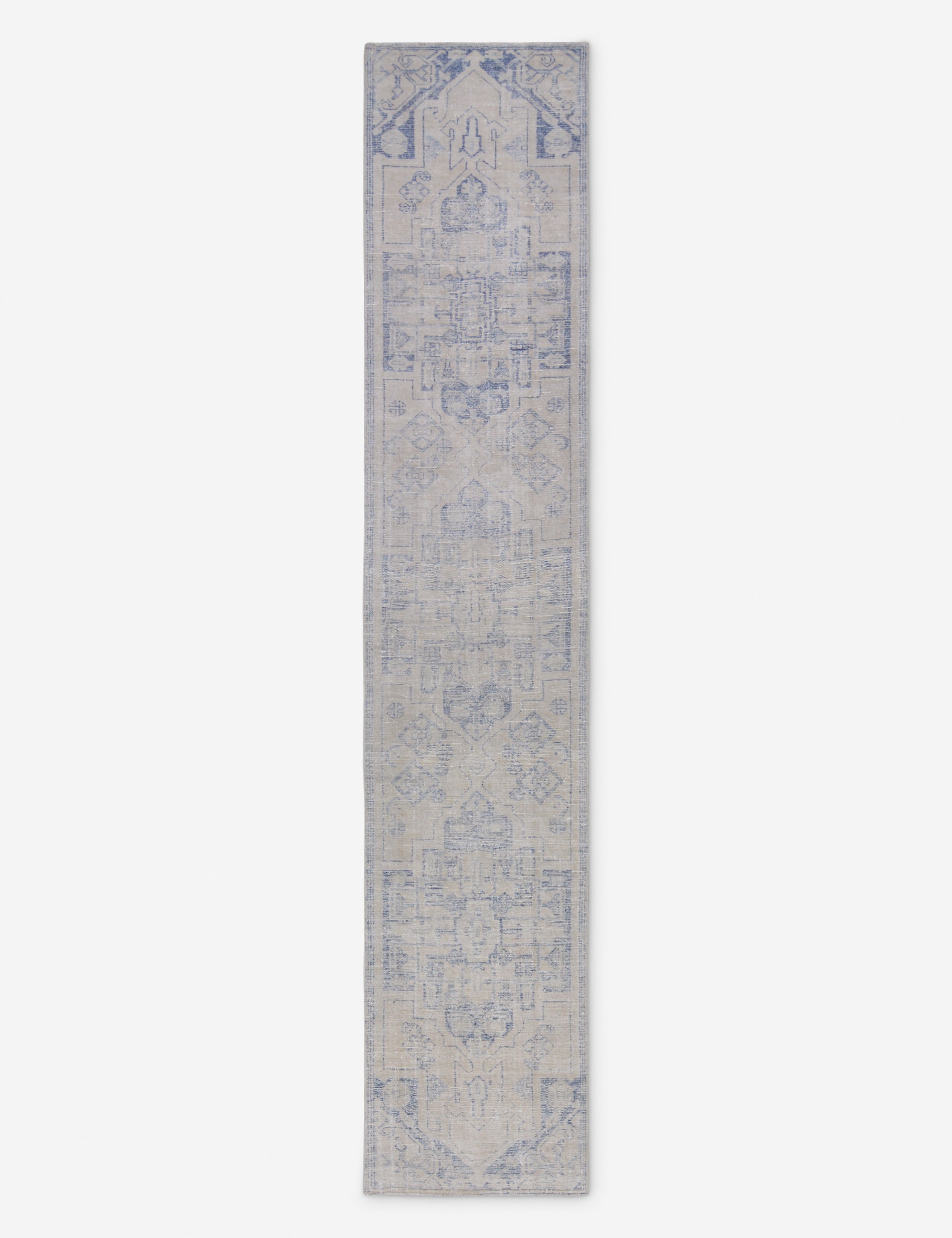 Vintage Turkish Hand-Knotted Wool Runner Rug No. 256, 2'4