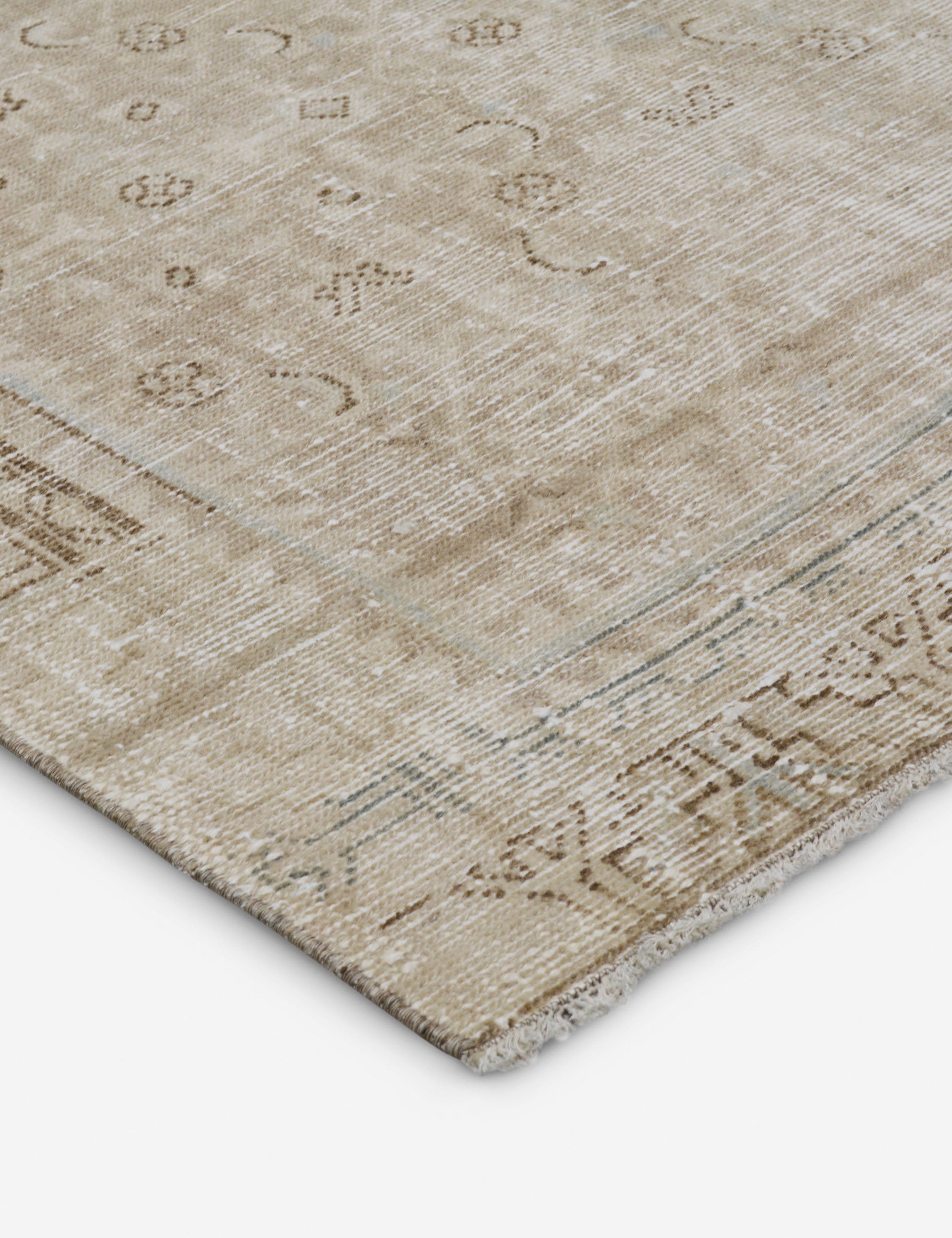 Vintage Turkish Hand-Knotted Wool Runner Rug No. 258, 3'4