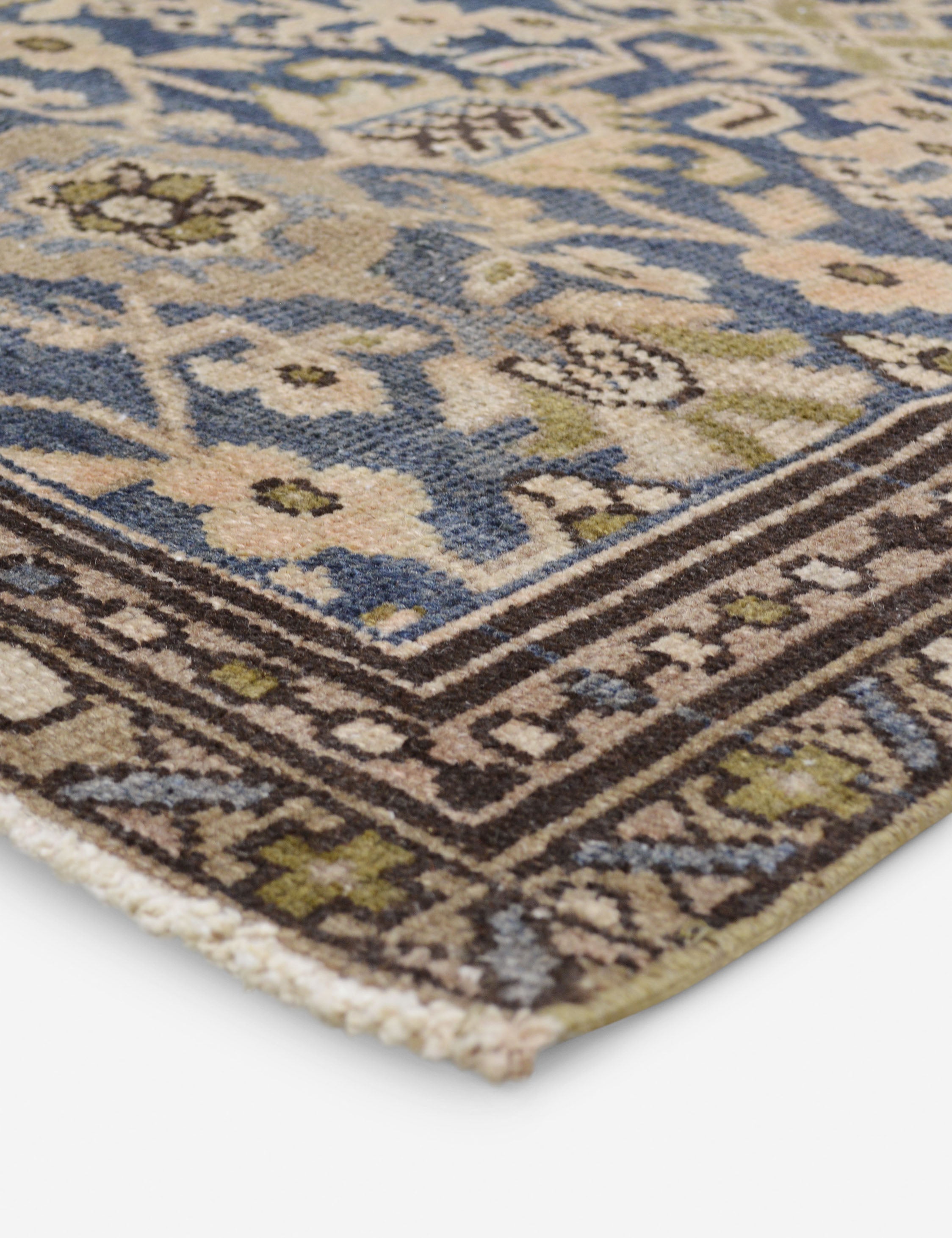 Vintage Turkish Hand-Knotted Wool Runner Rug No. 260, 2'10