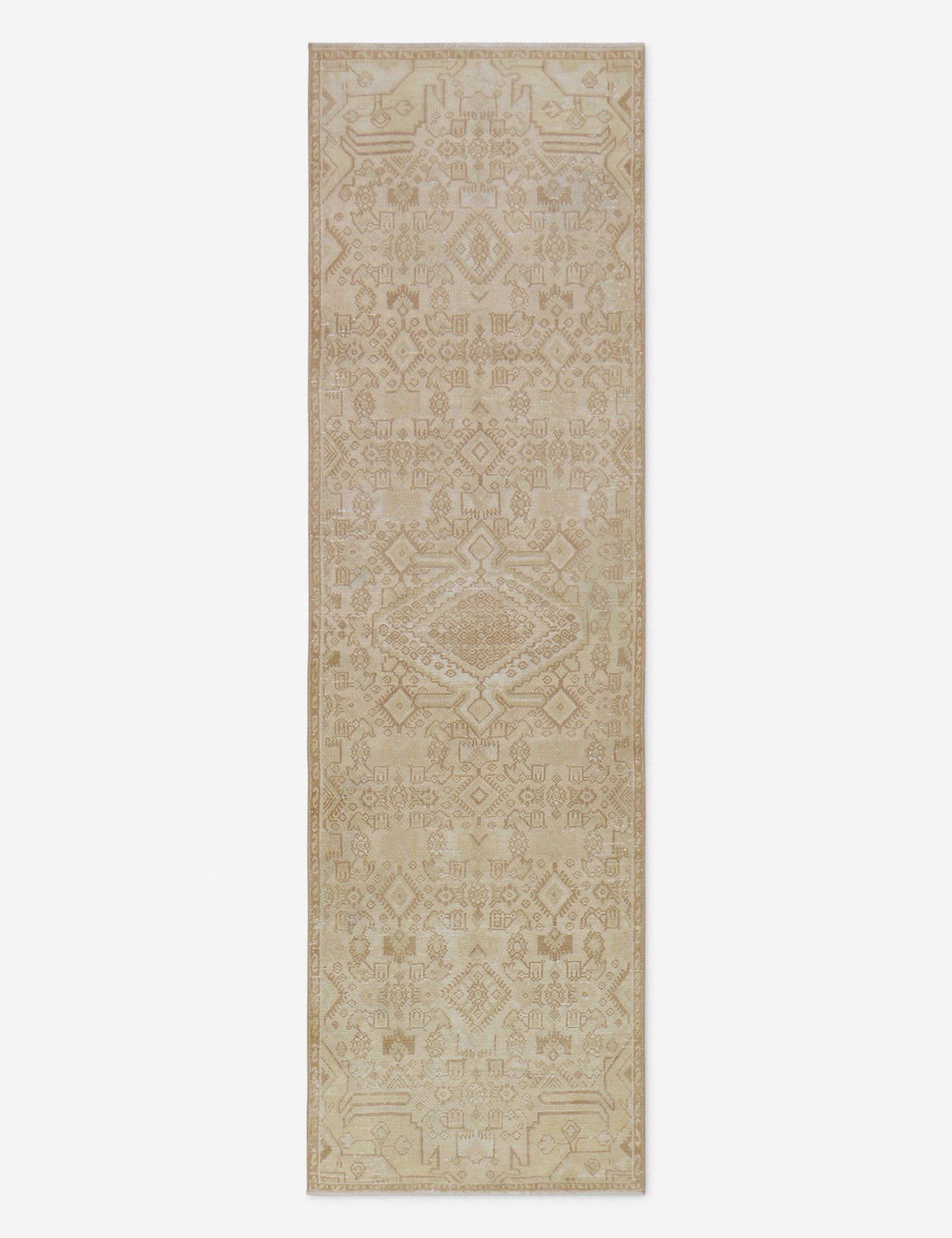 Vintage Turkish Hand-Knotted Wool Runner Rug No. 262, 2'8