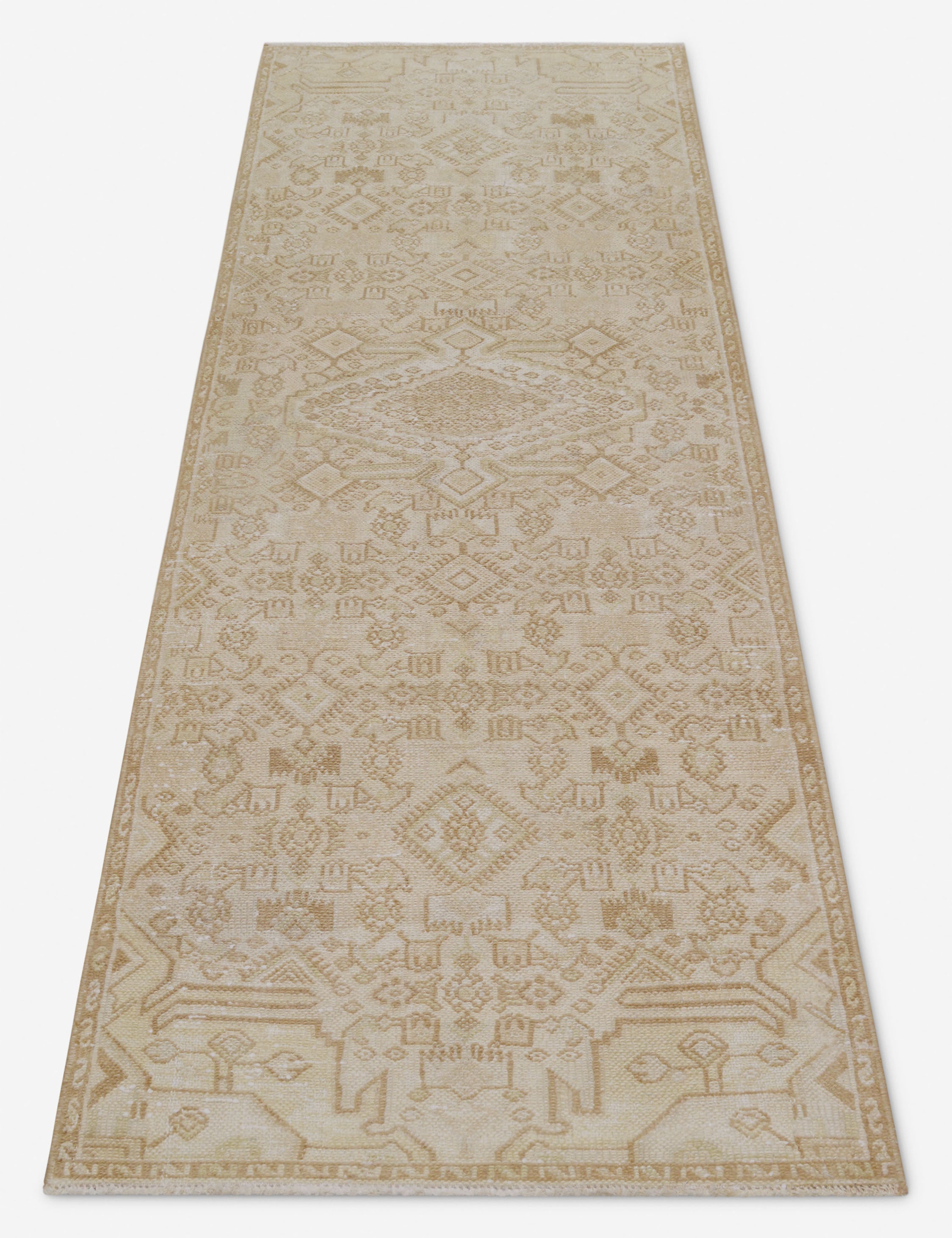 Vintage Turkish Hand-Knotted Wool Runner Rug No. 262, 2'8