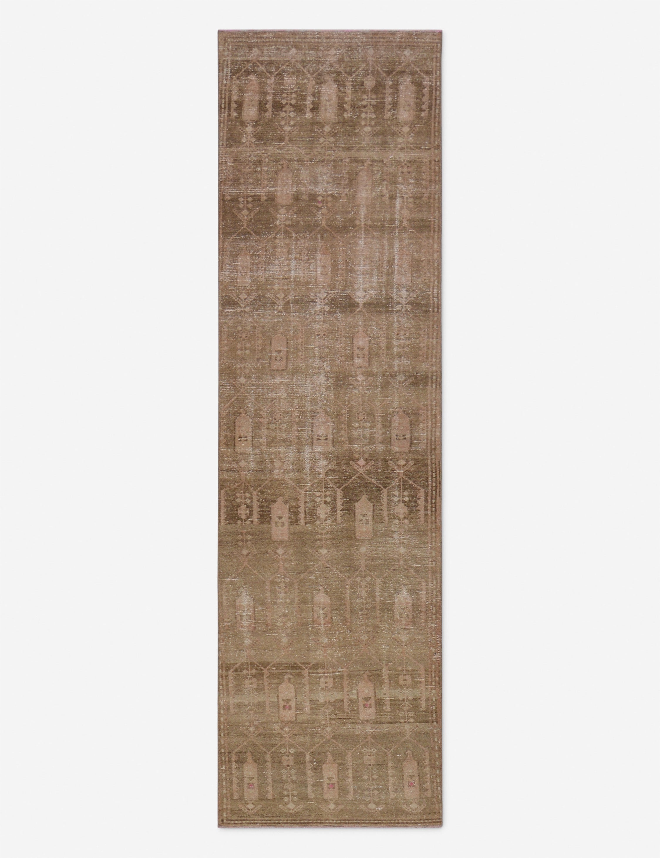 Vintage Turkish Hand-Knotted Wool Runner Rug No. 263, 2'8