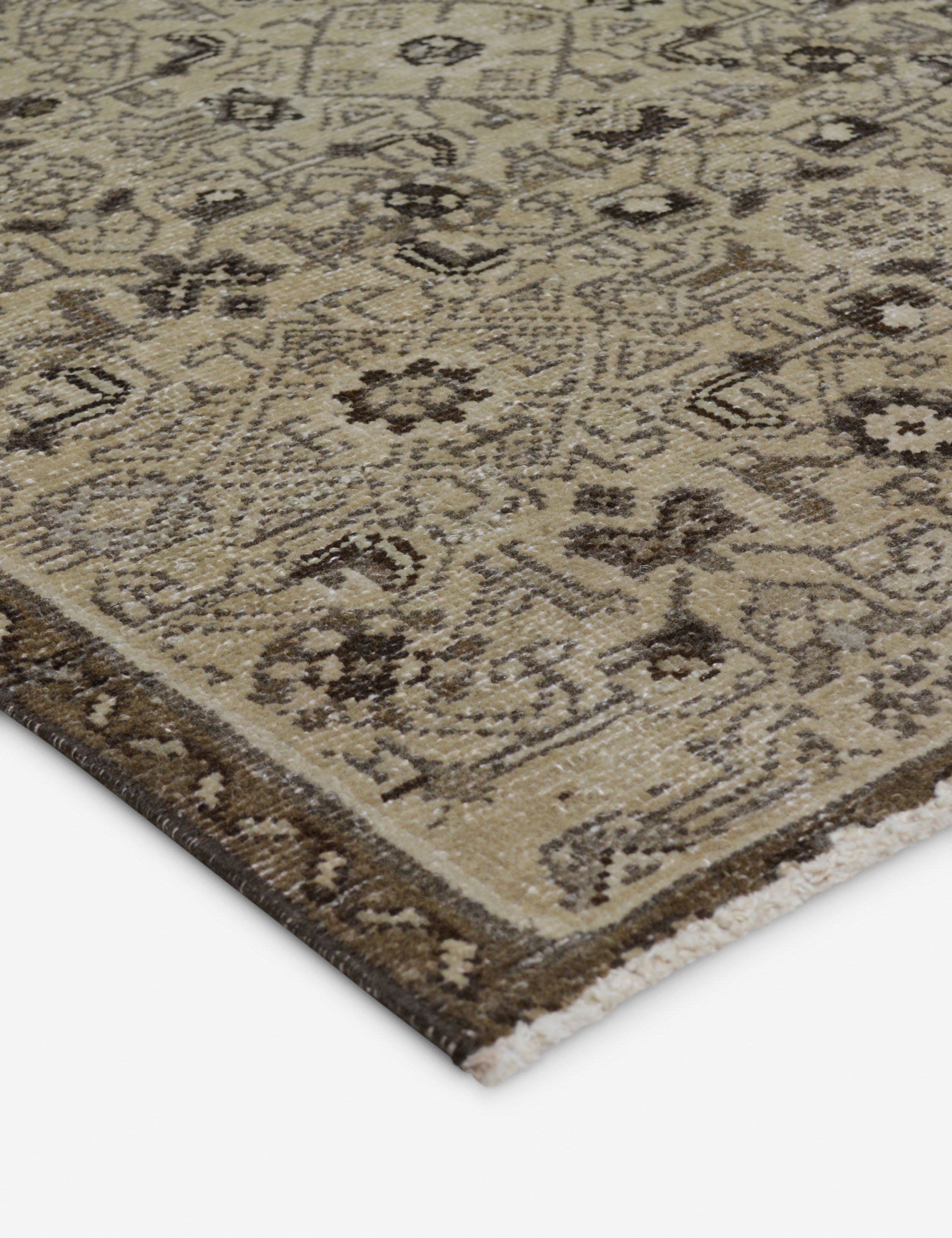 Vintage Turkish Hand-Knotted Wool Runner Rug No. 266, 2'8