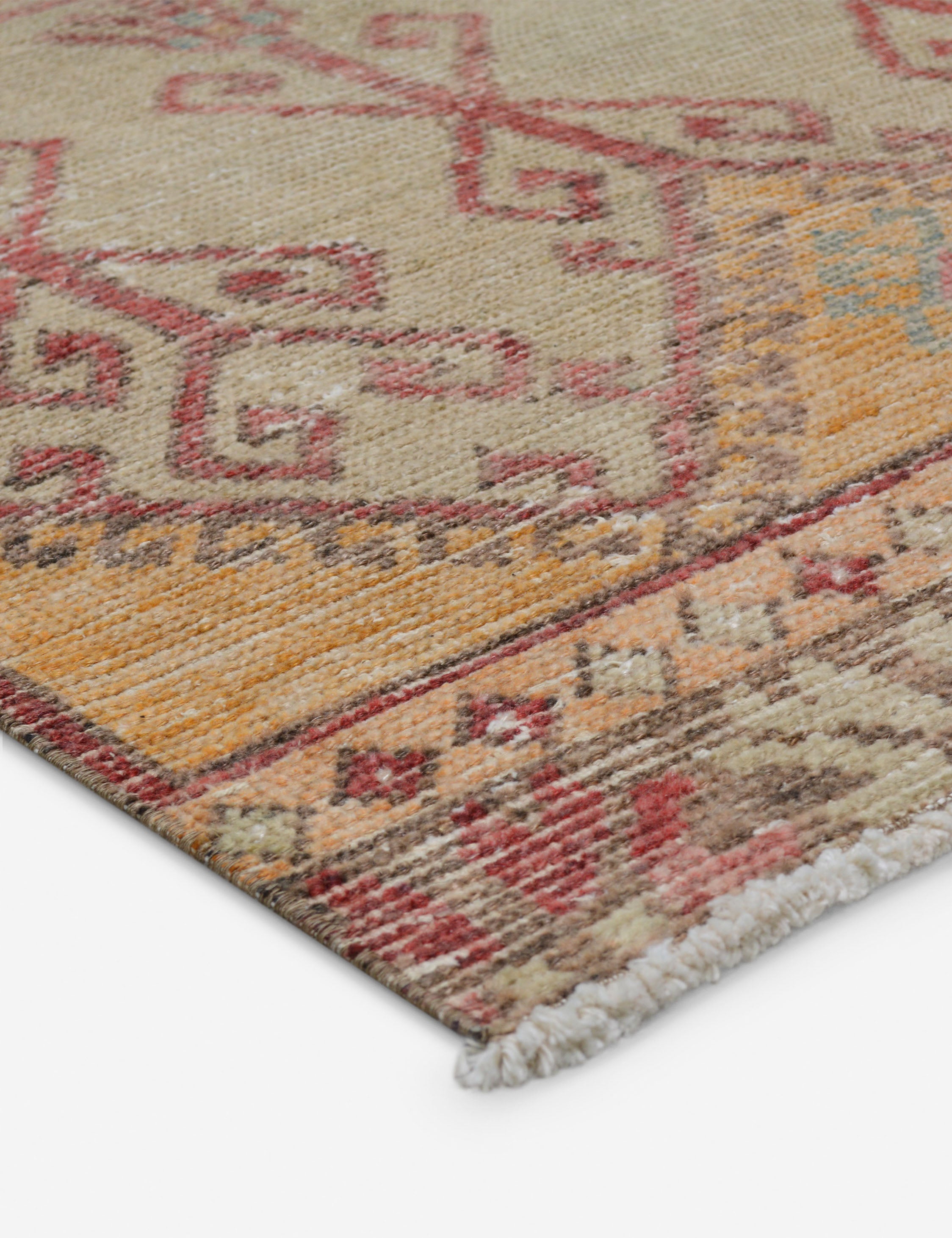 Vintage Turkish Hand-Knotted Wool Runner Rug No. 267, 3' x 11'8