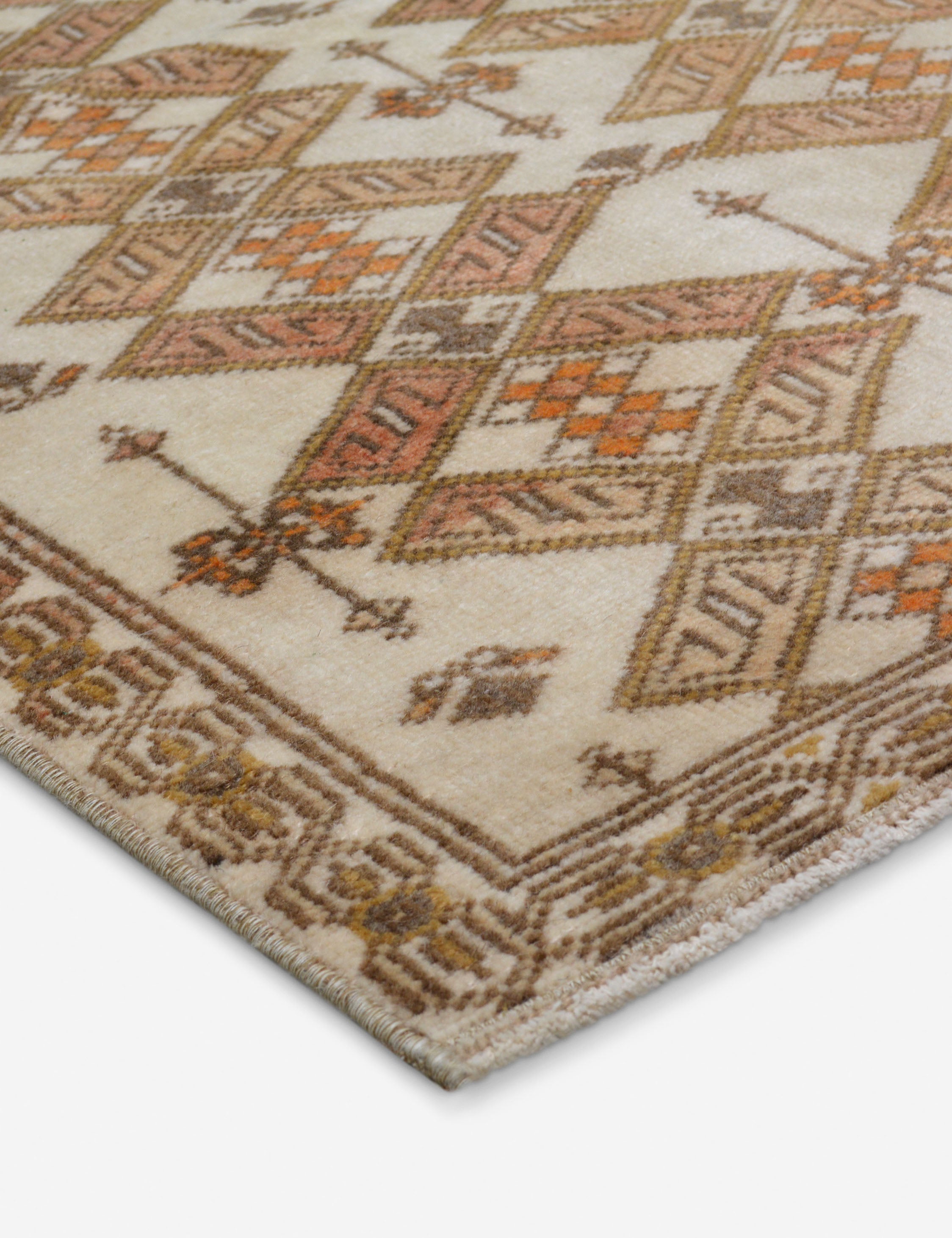 Vintage Turkish Hand-Knotted Wool Runner Rug No. 268, 2'6