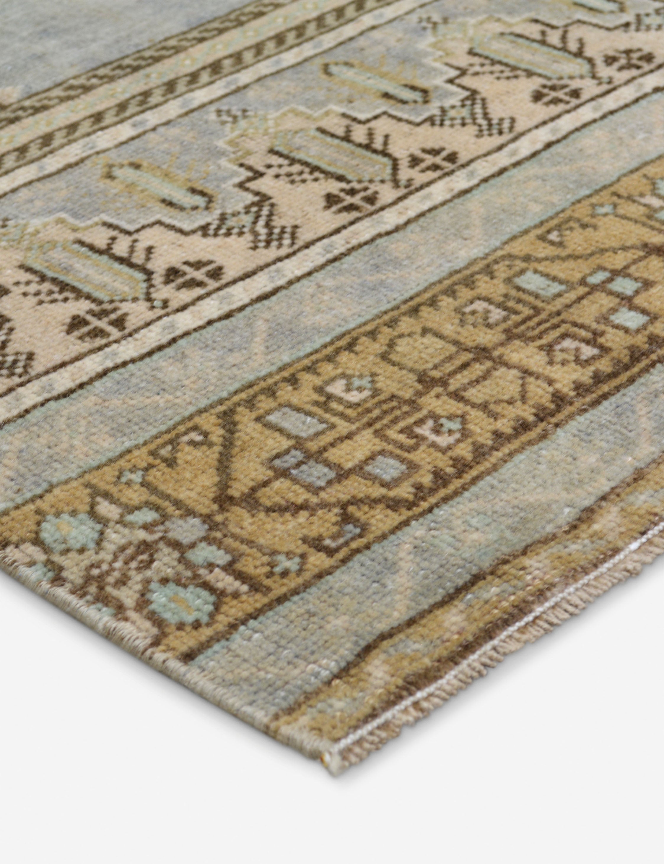 Vintage Turkish Hand-Knotted Wool Runner Rug No. 270, 3'2