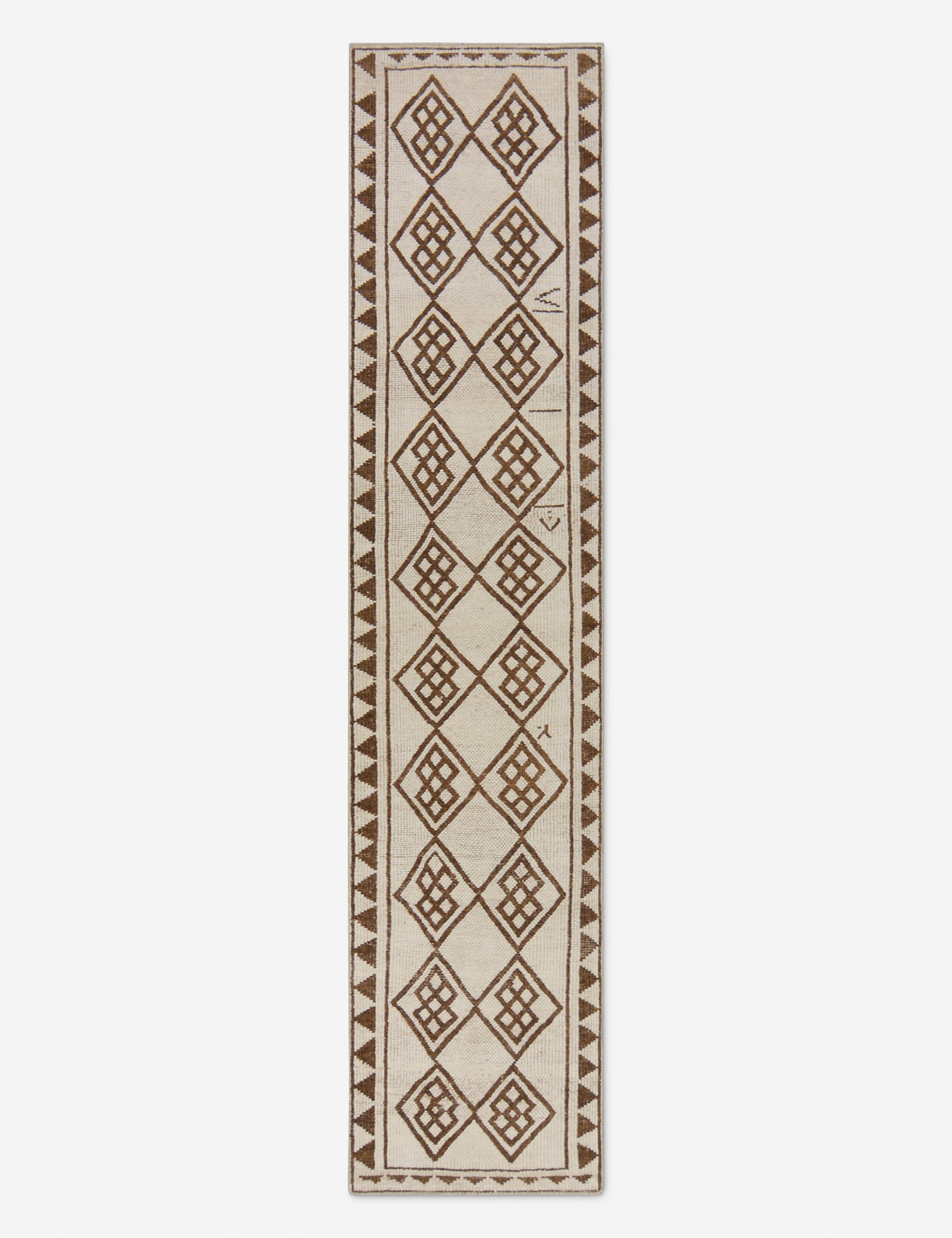 Vintage Turkish Hand-Knotted Wool Runner Rug No. 272, 2'7