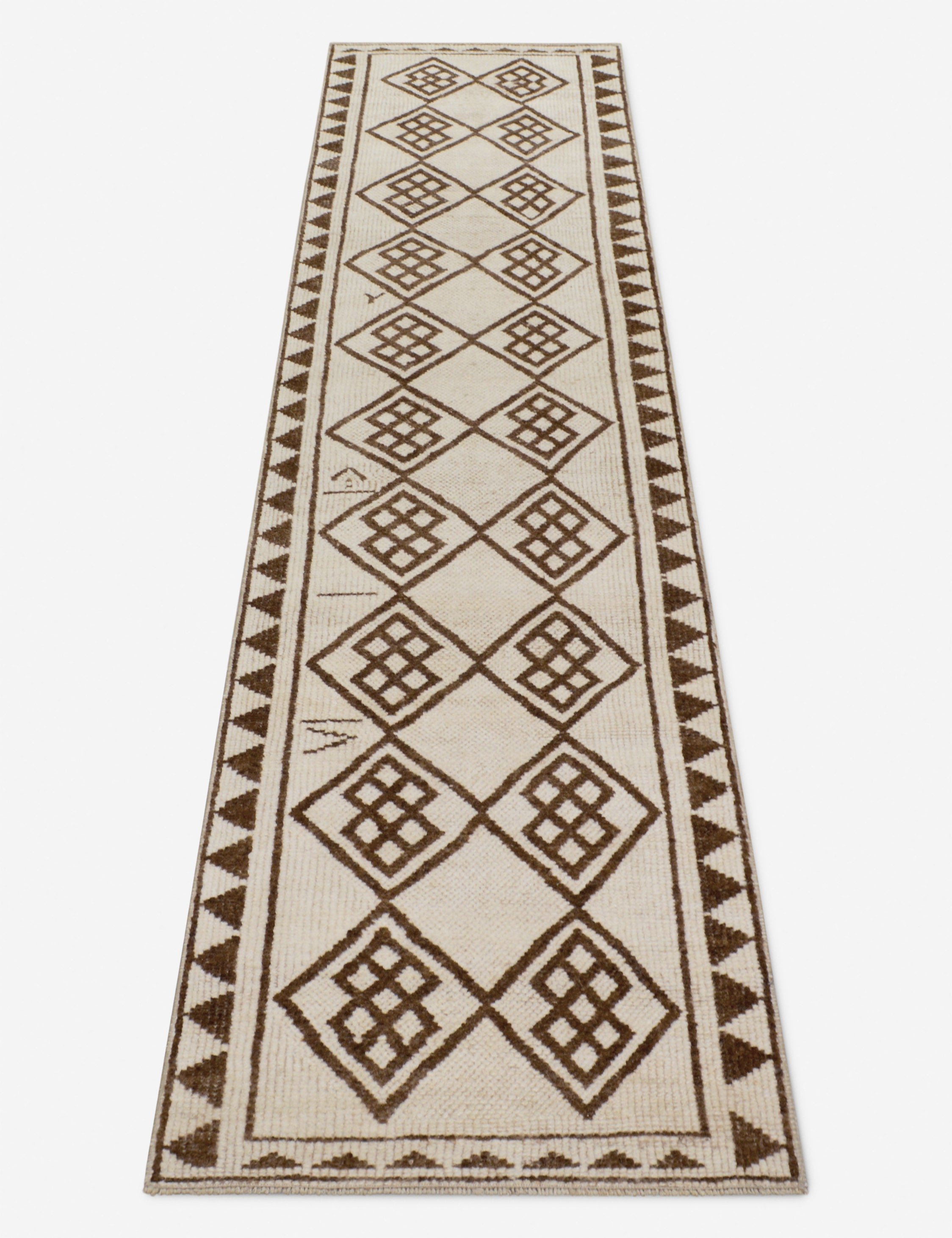 Vintage Turkish Hand-Knotted Wool Runner Rug No. 272, 2'7