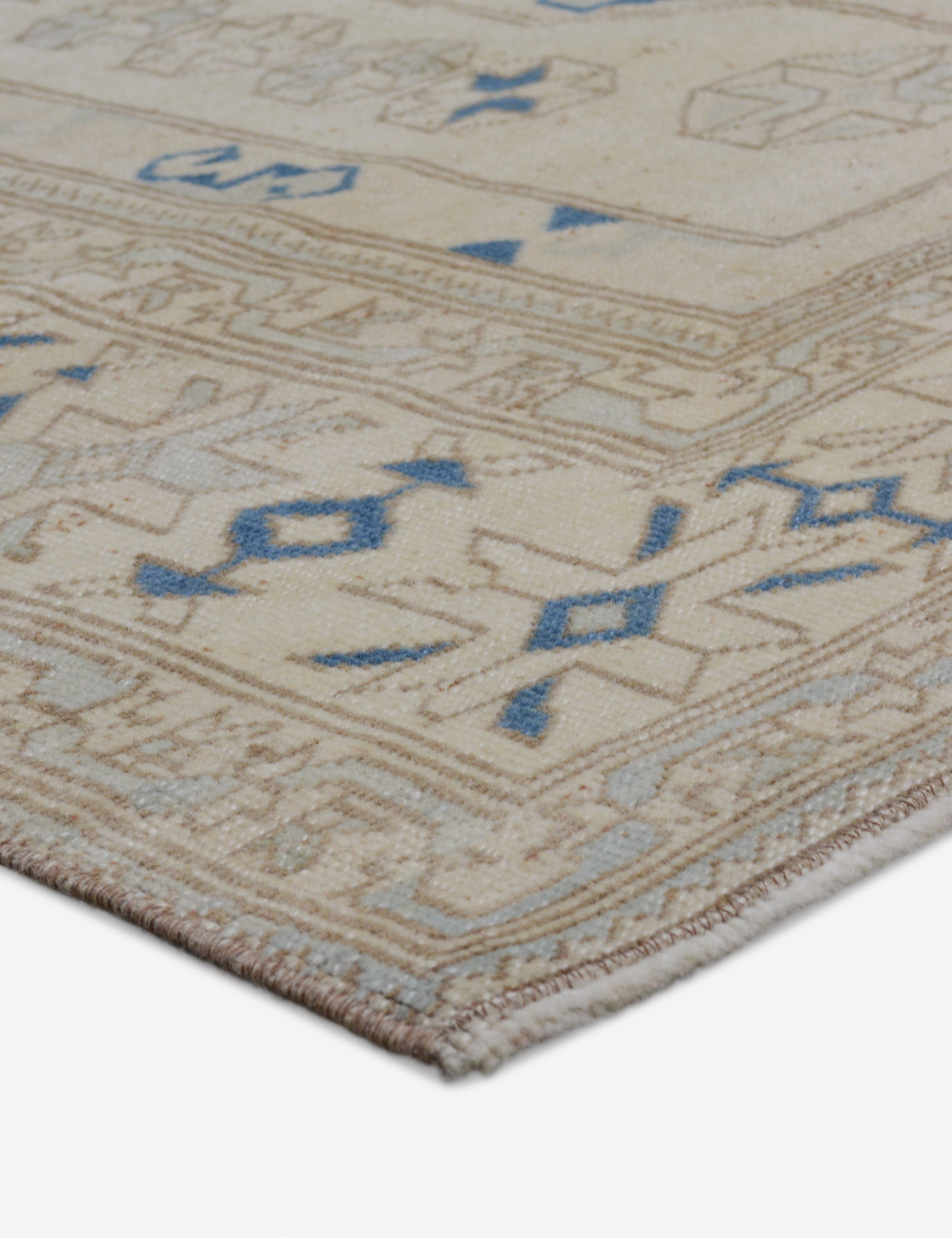 Vintage Turkish Hand-Knotted Wool Rug No. 413, 7'9