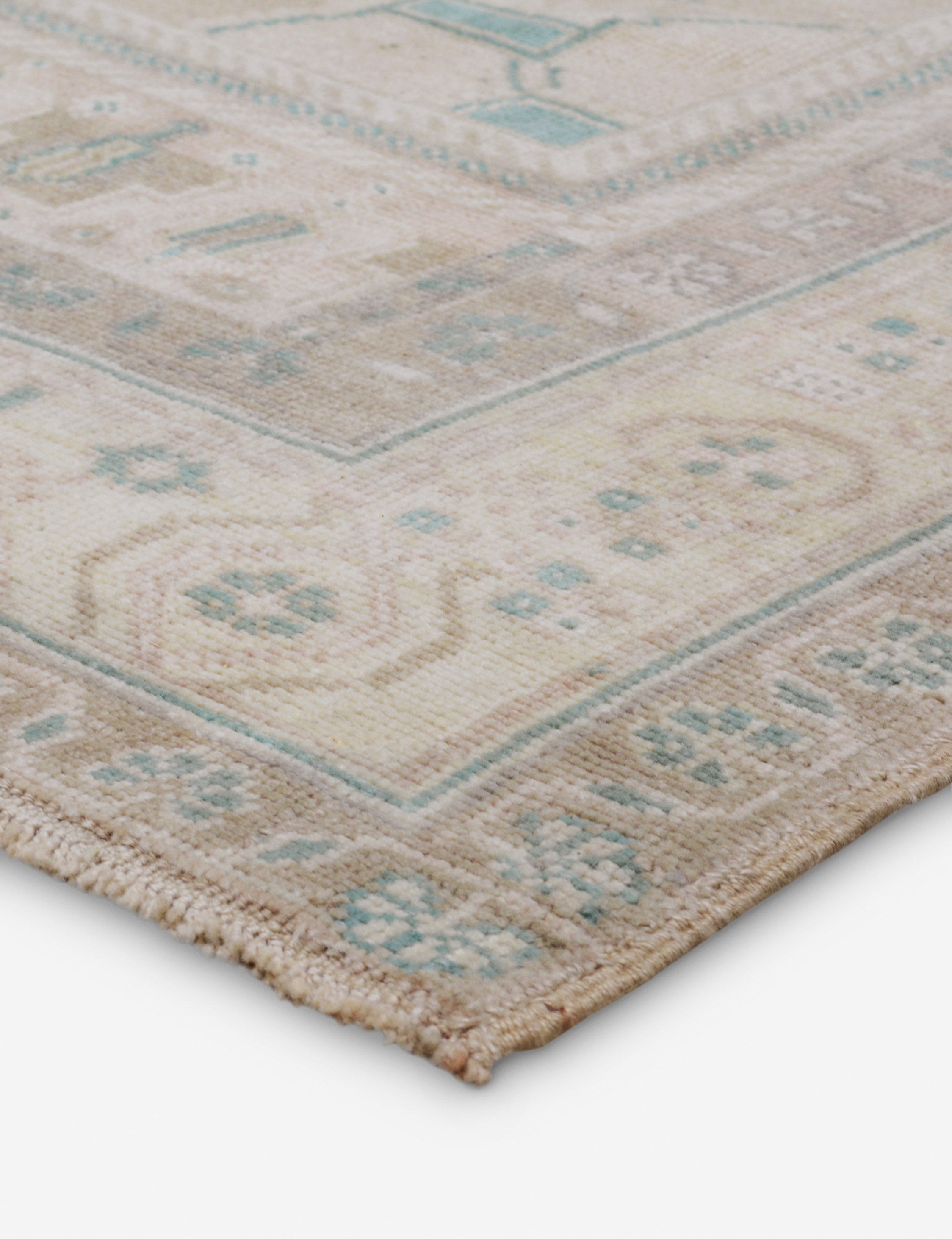 Vintage Turkish Hand-Knotted Wool Rug No. 416, 5'1