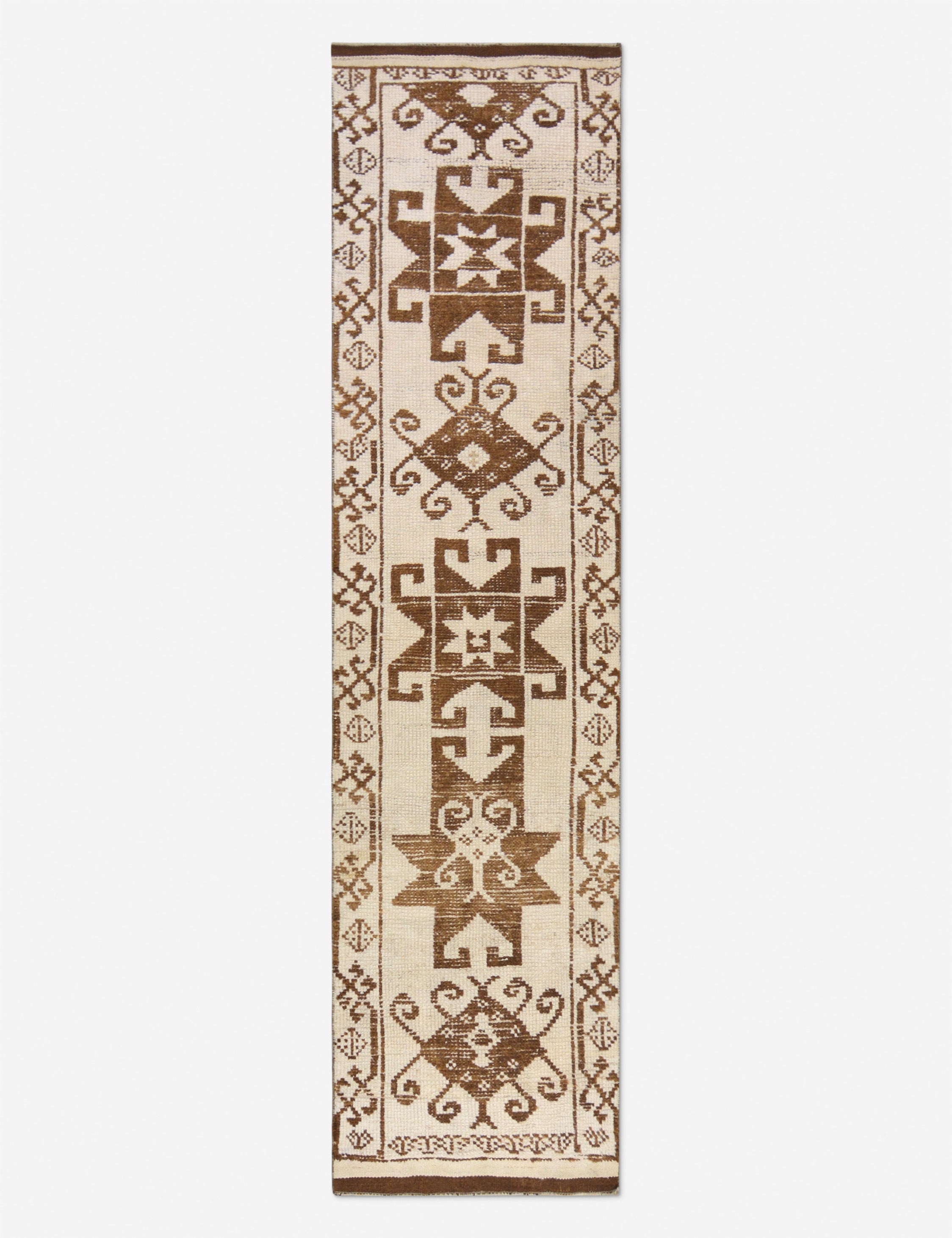 Vintage Turkish Hand-Knotted Wool Runner Rug No. 250, 2'8