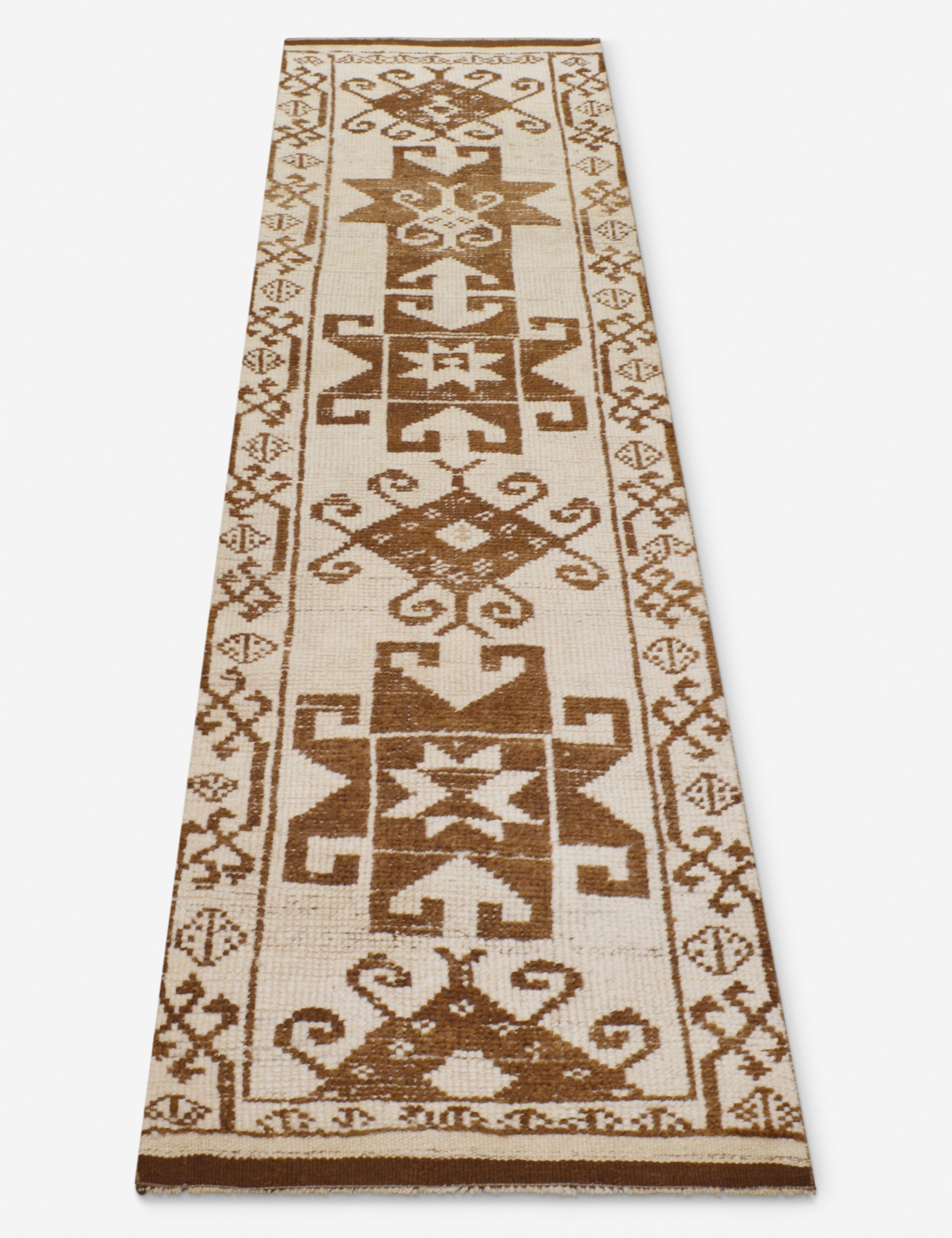 Vintage Turkish Hand-Knotted Wool Runner Rug No. 250, 2'8