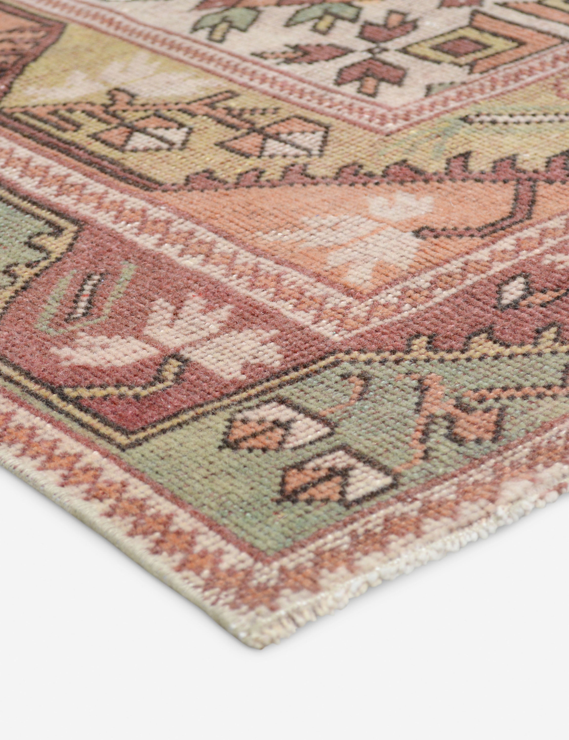 Vintage Turkish Hand-Knotted Wool Rug No. 437, 3'1
