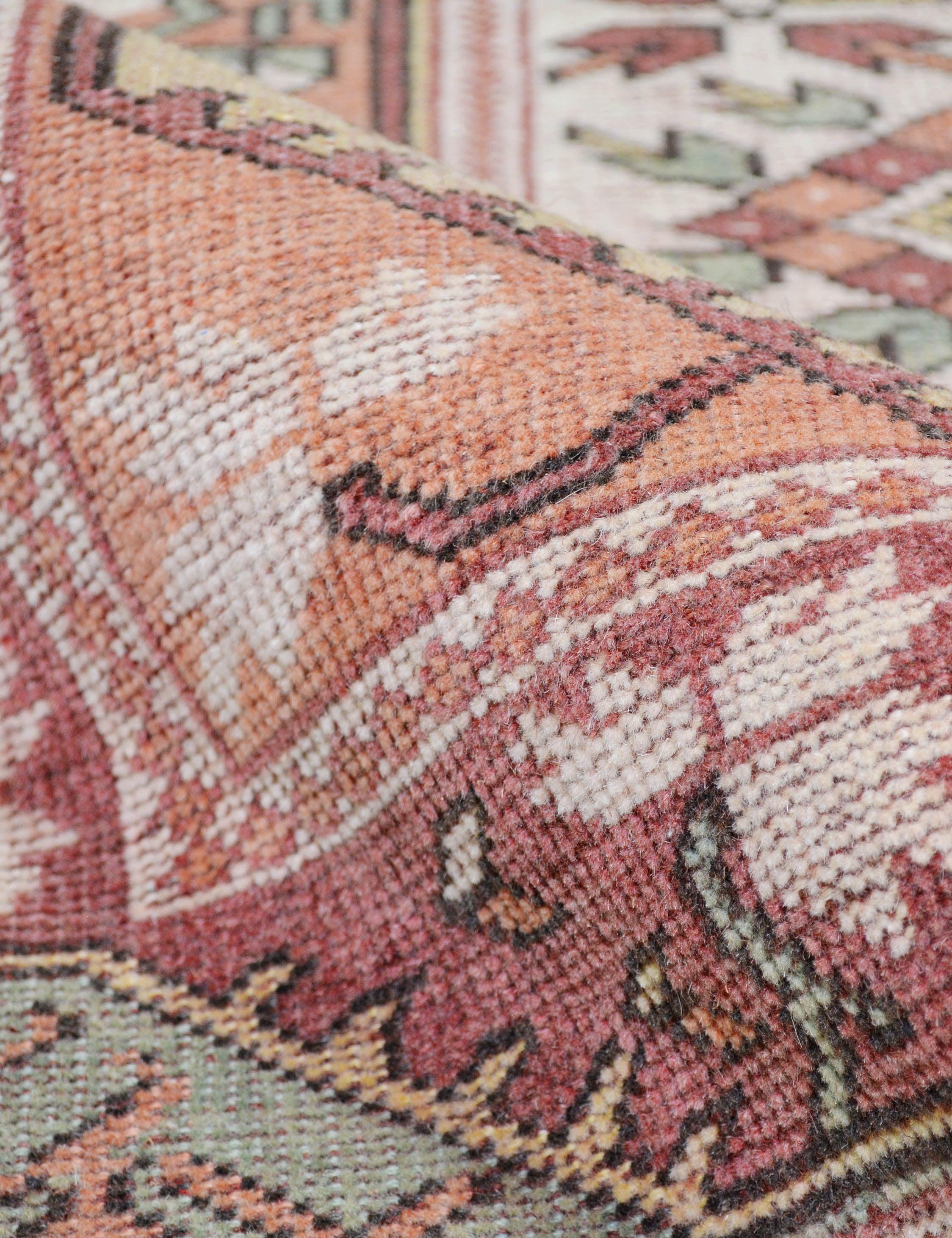 Vintage Turkish Hand-Knotted Wool Rug No. 437, 3'1