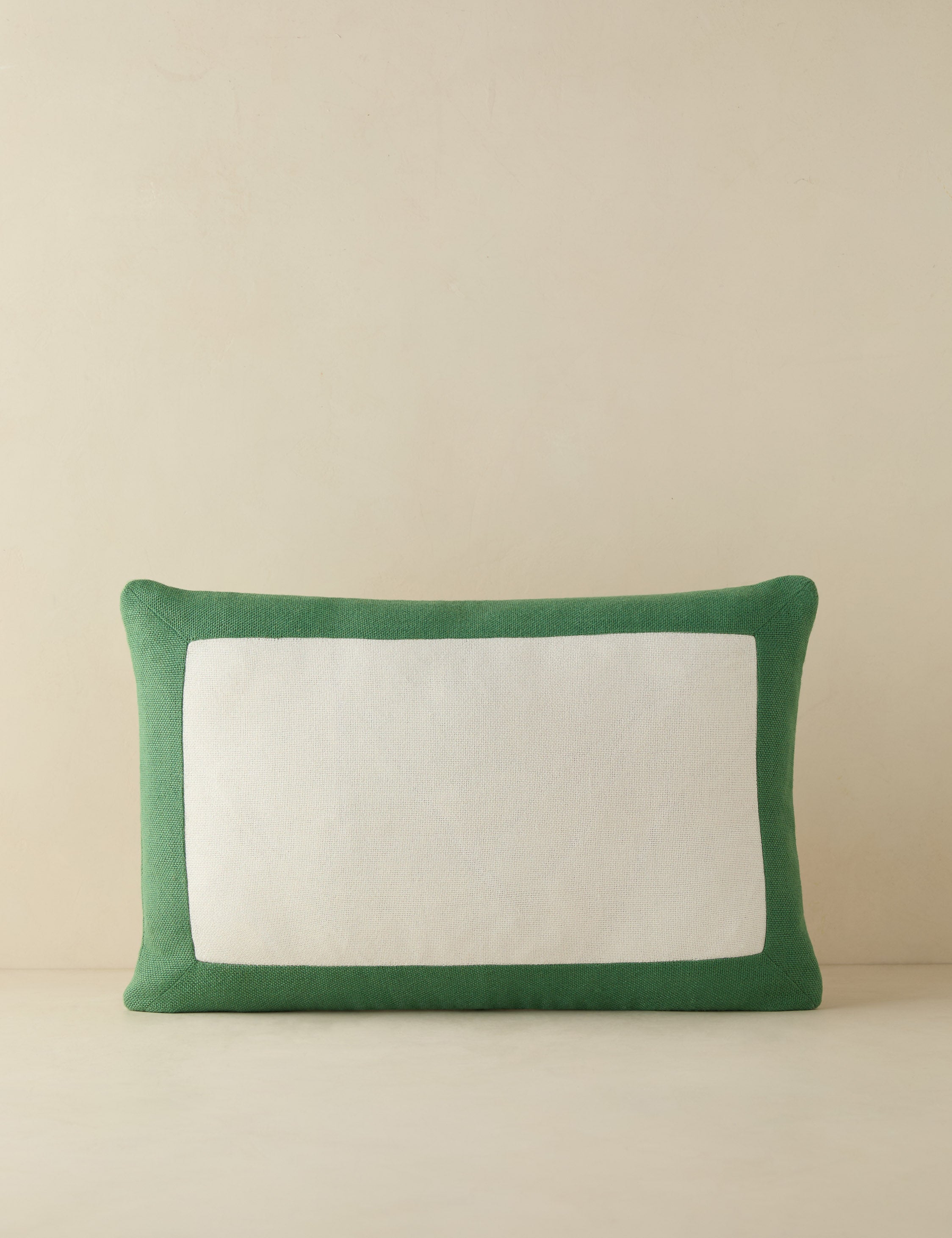 Amica color border outdoor pillow