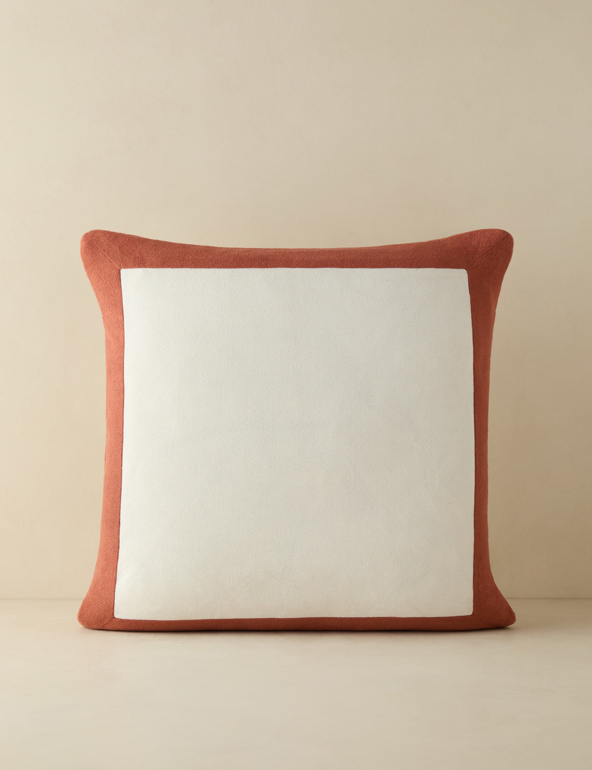 Amica color border outdoor pillow