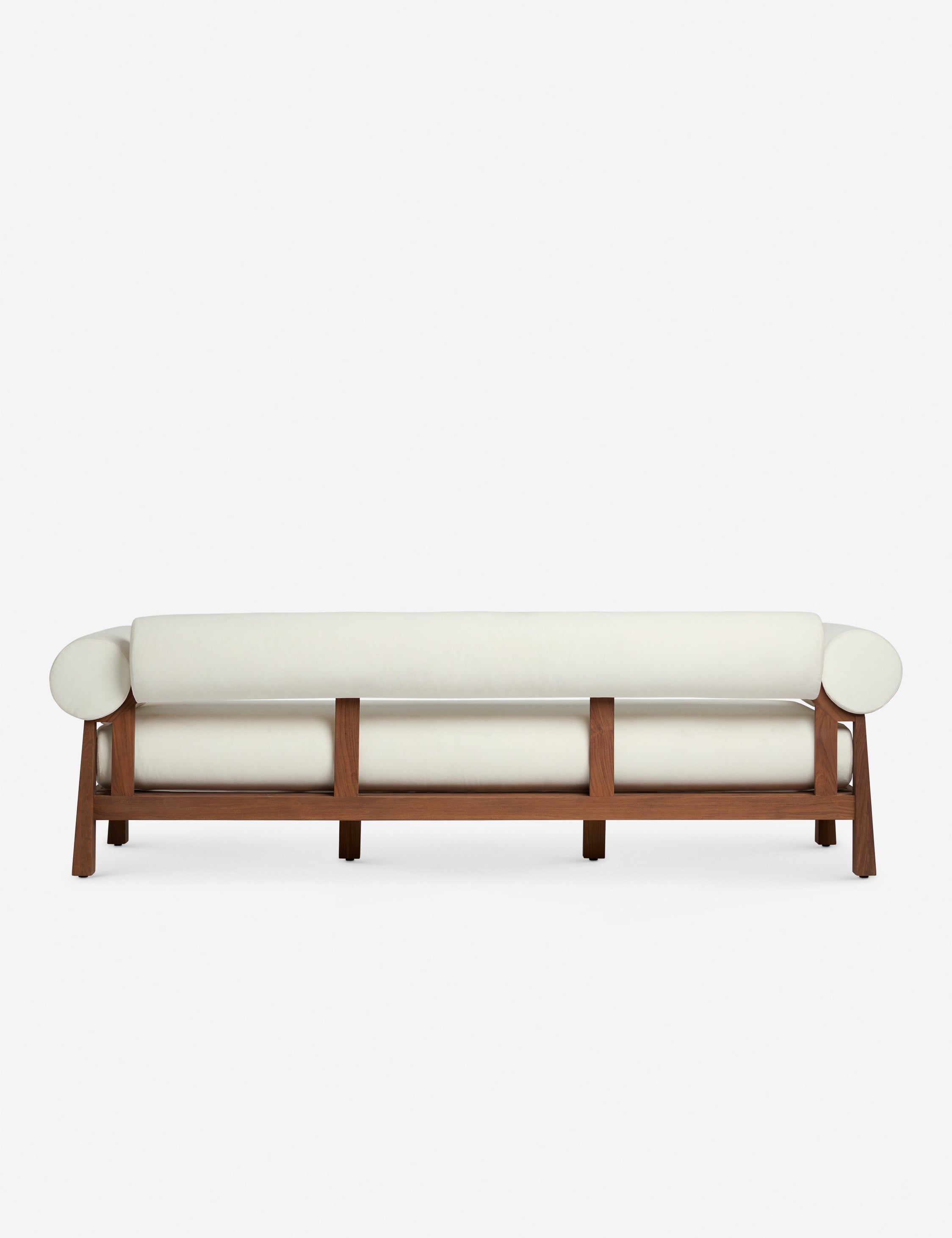 Bassano modern teak frame outdoor sofa