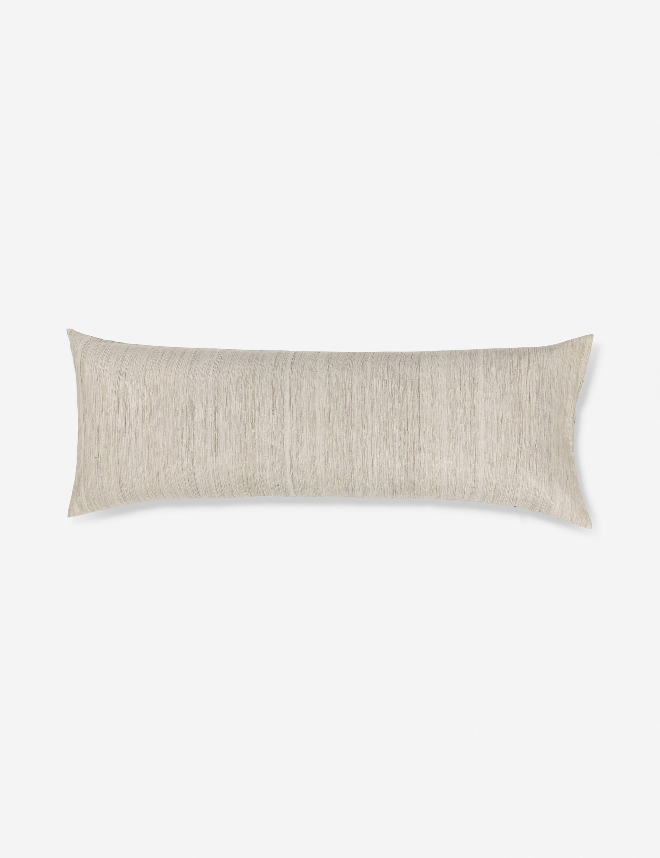 Rear view of the Canyon Terracotta Long Lumbar Pillow