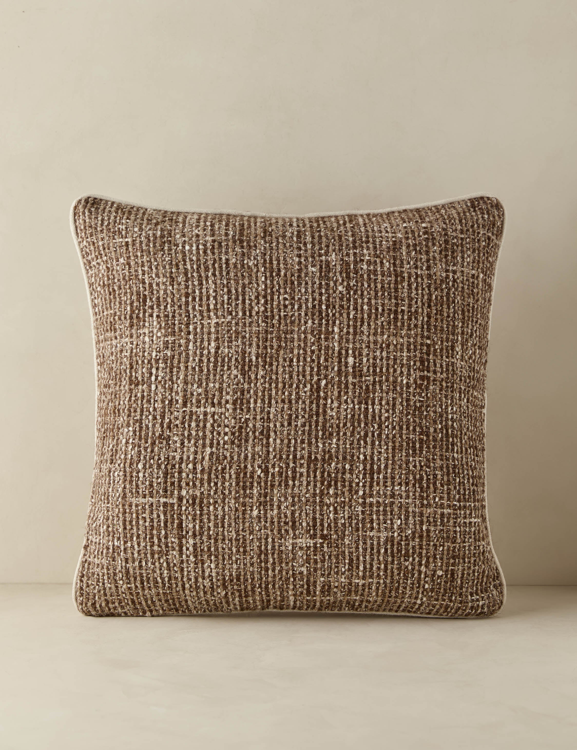 Enzi tactile tweed pillow by Aimee Song