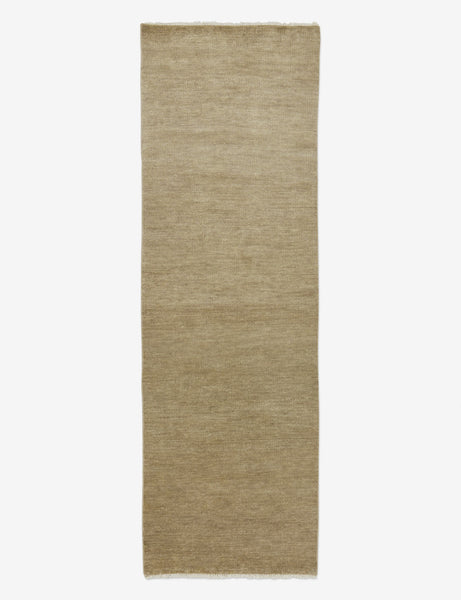 #color::moss-gray #size::2-6--x-8--runner   | Heritage moss gray rug in its runner size