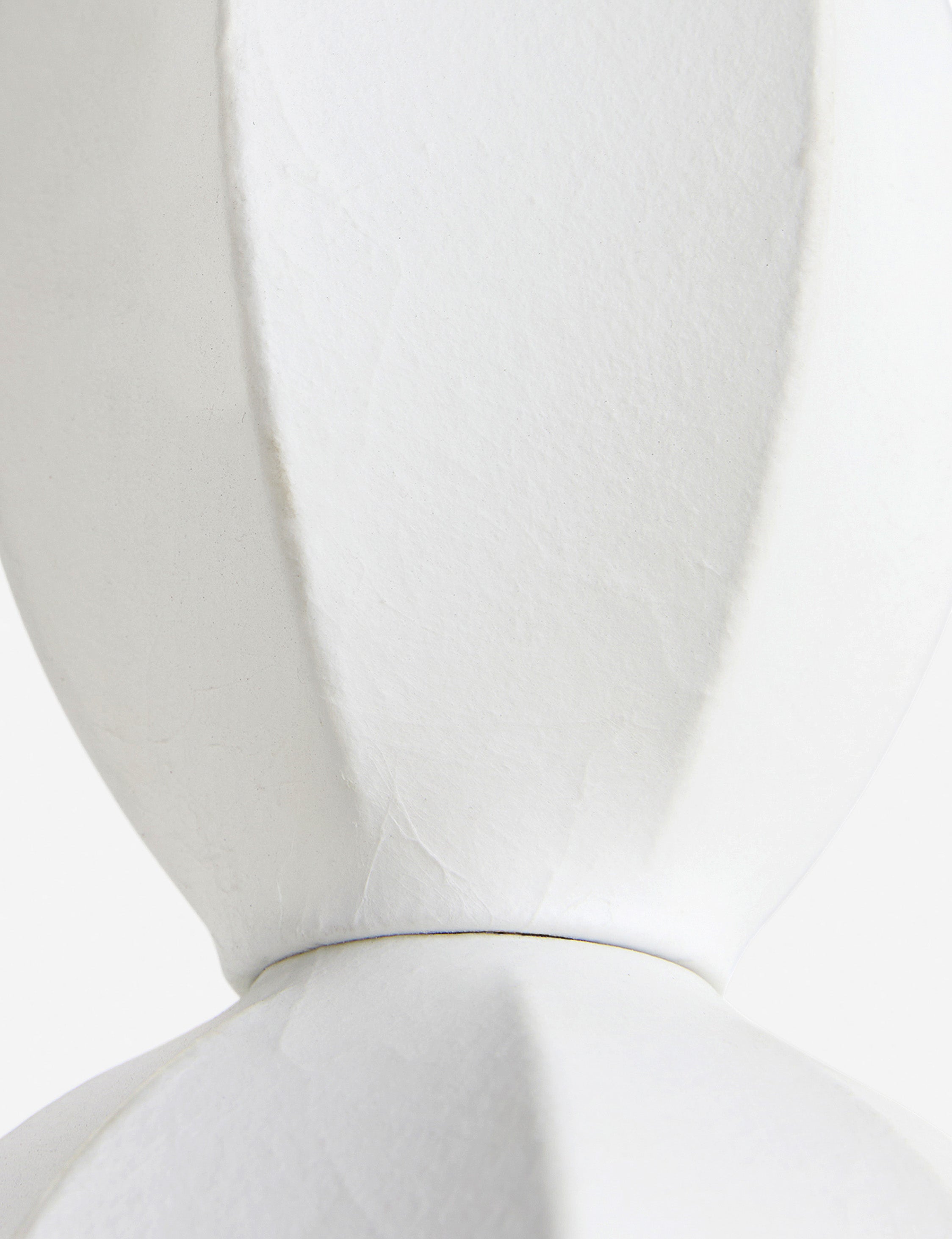 Close up of the shade of the Luneth stacked lantern shade sconce by Aimee Song