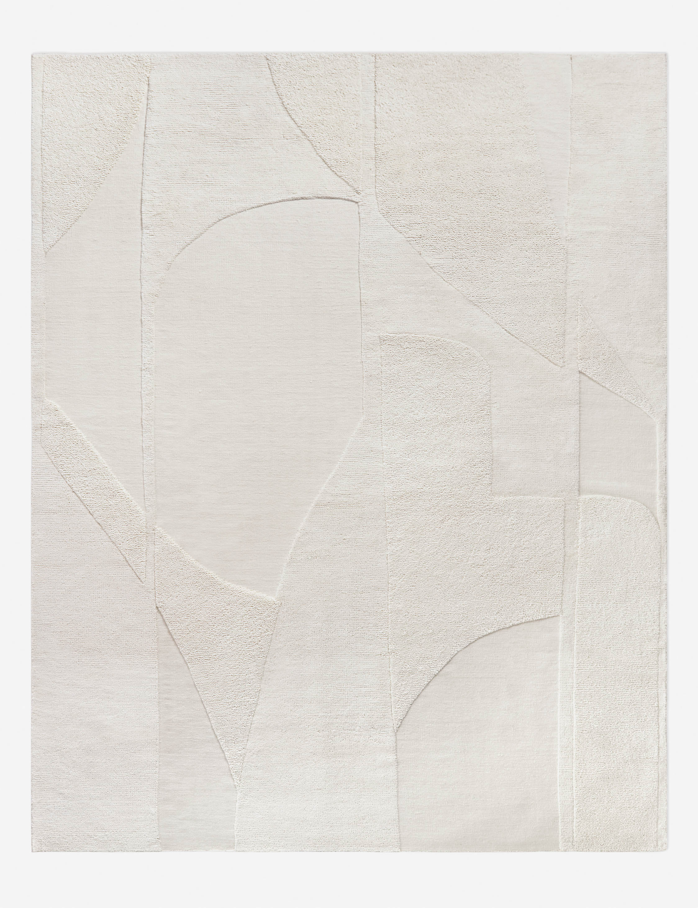 Malta Hi-Lo Pile Hand-Knotted Wool Rug by Aimee Song