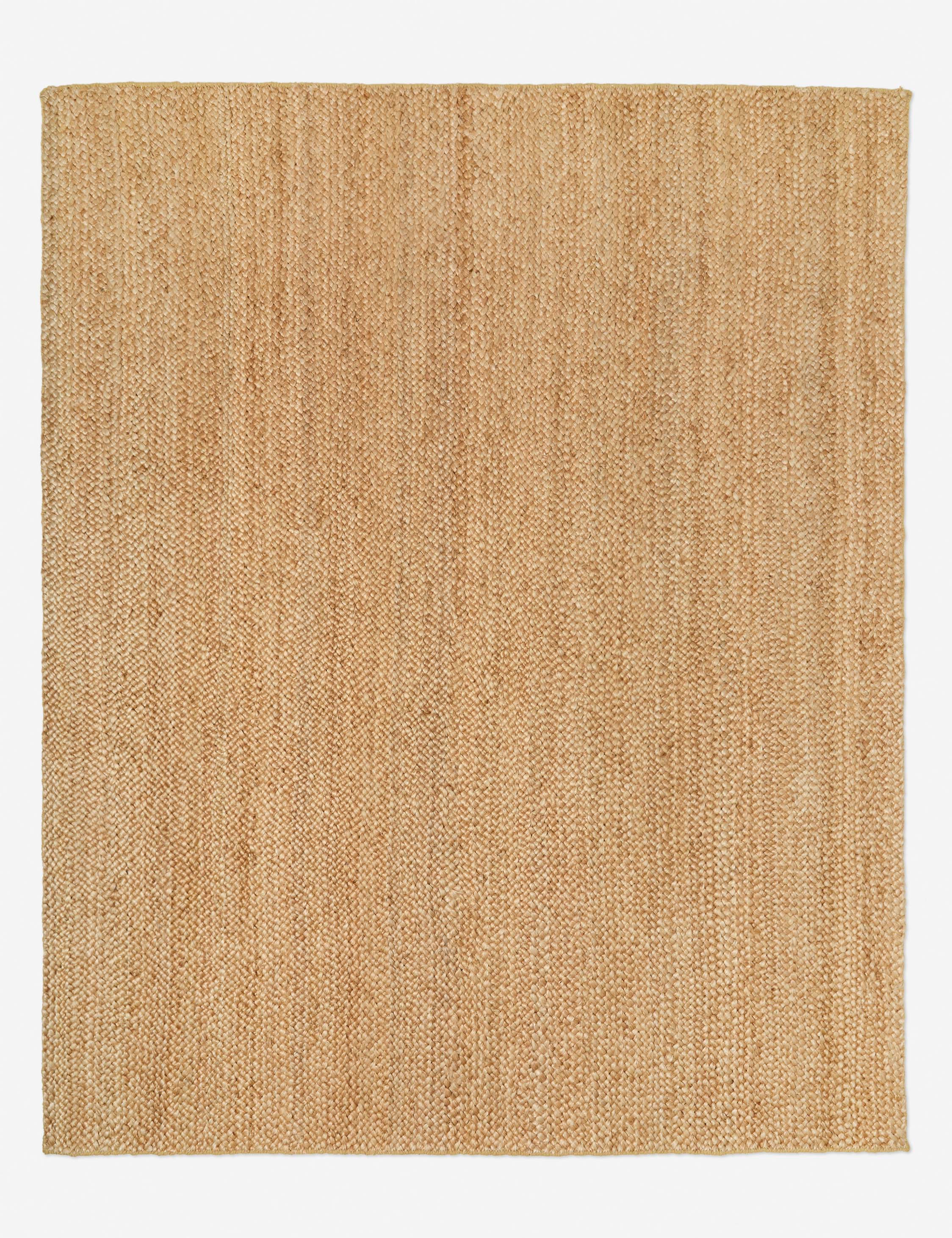 Custom Machi Hand-Loomed Jute Rug, Gold