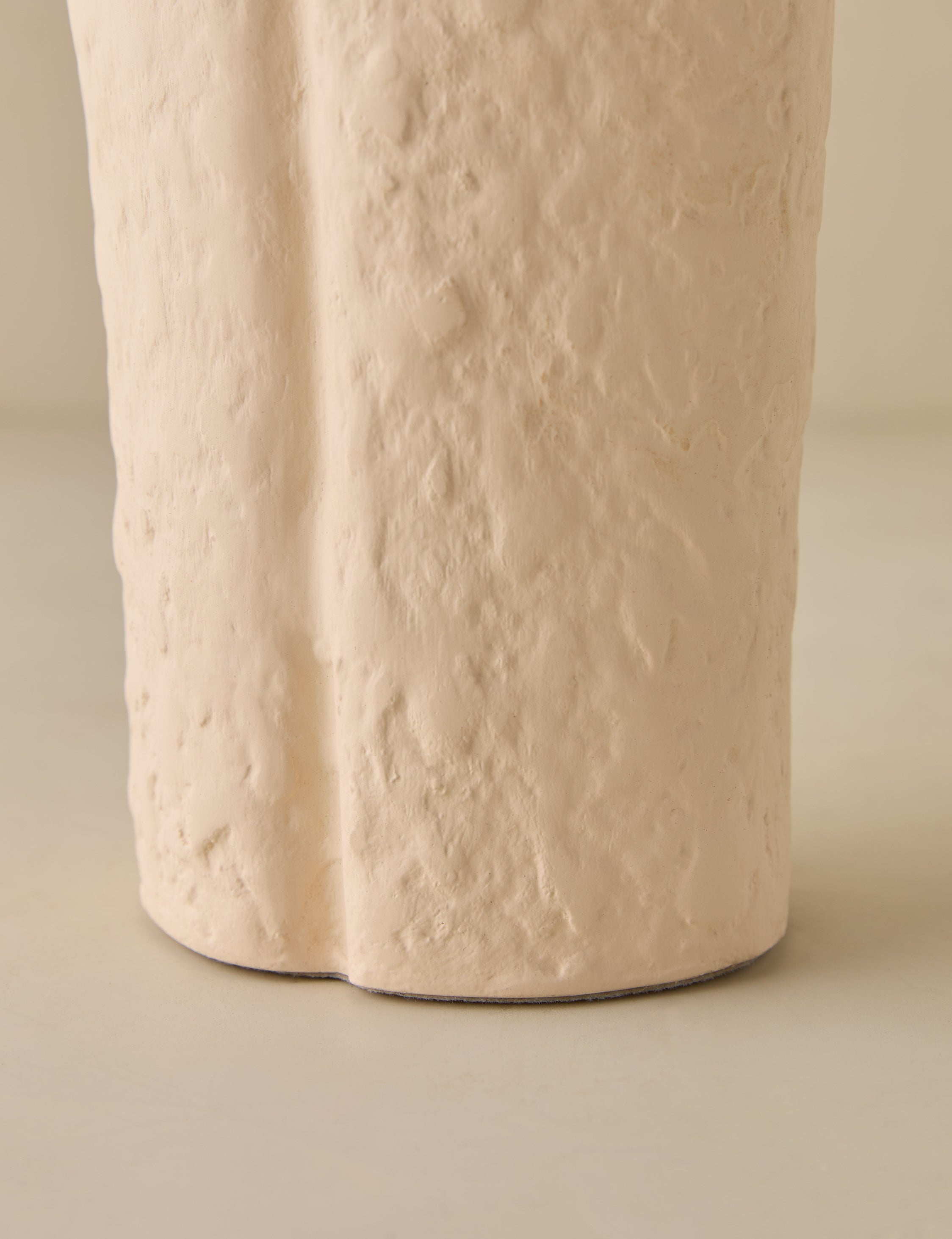 Close up view of the Selenia modern textural figurine sculpture by Aimee Song