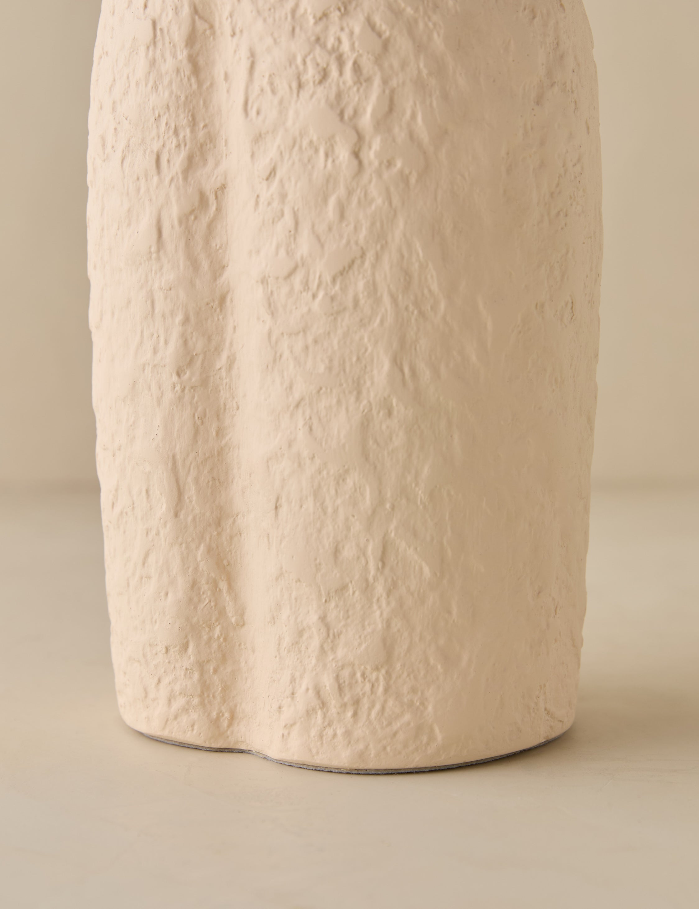 Close up view of the Selenia modern textural figurine sculpture by Aimee Song