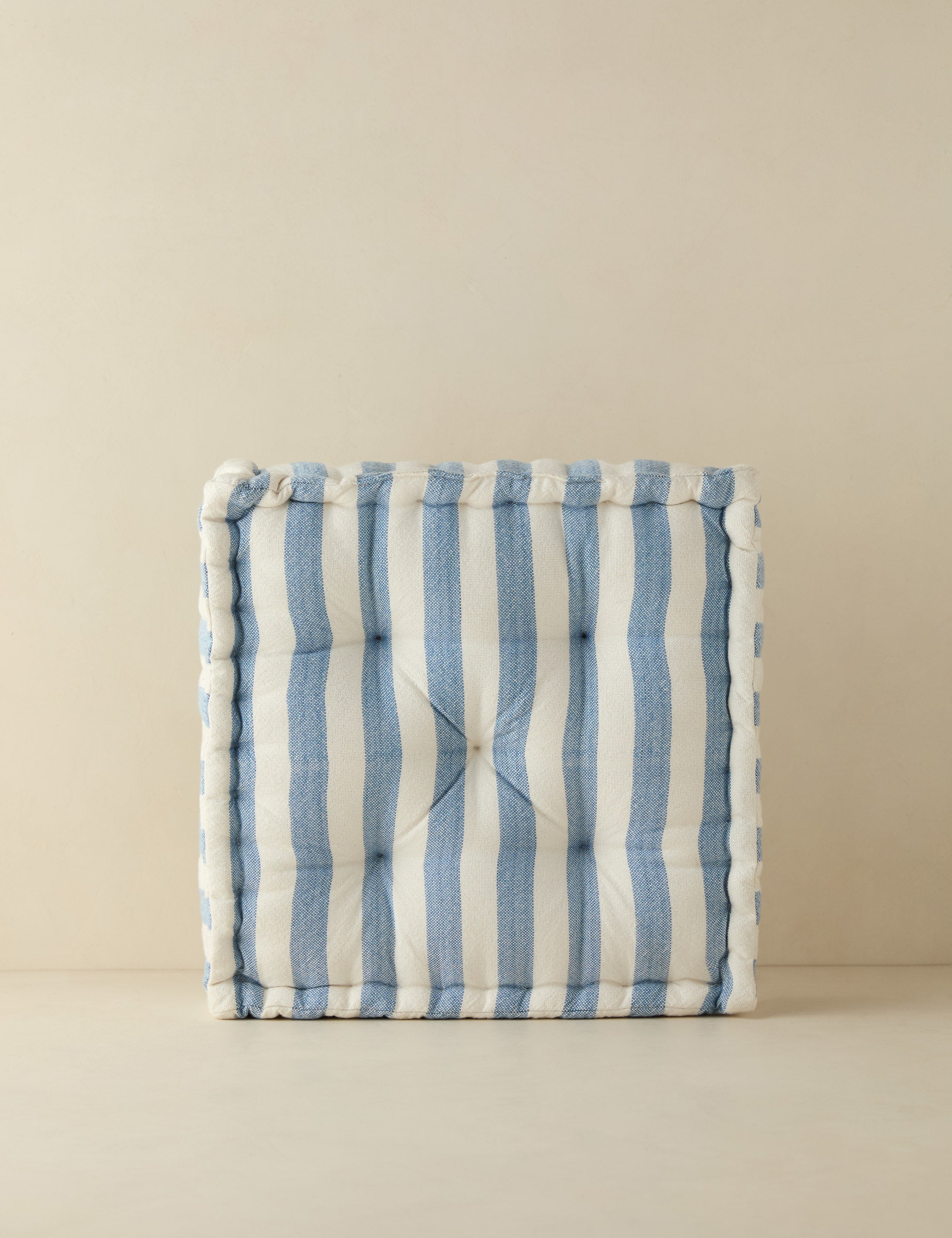 Sunday striped outdoor throw pillow