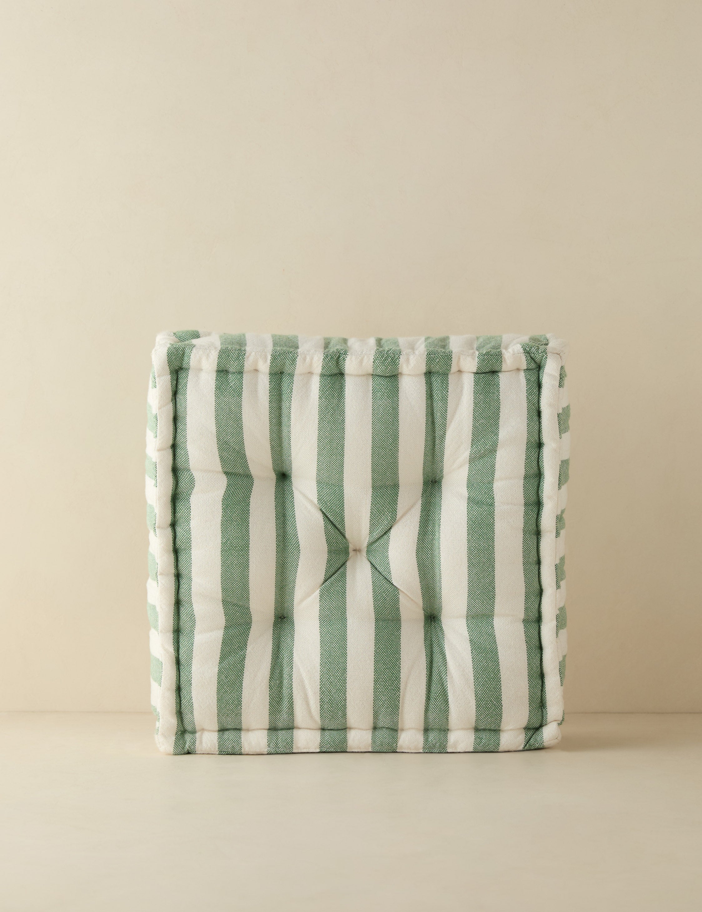 Sunday striped outdoor throw pillow
