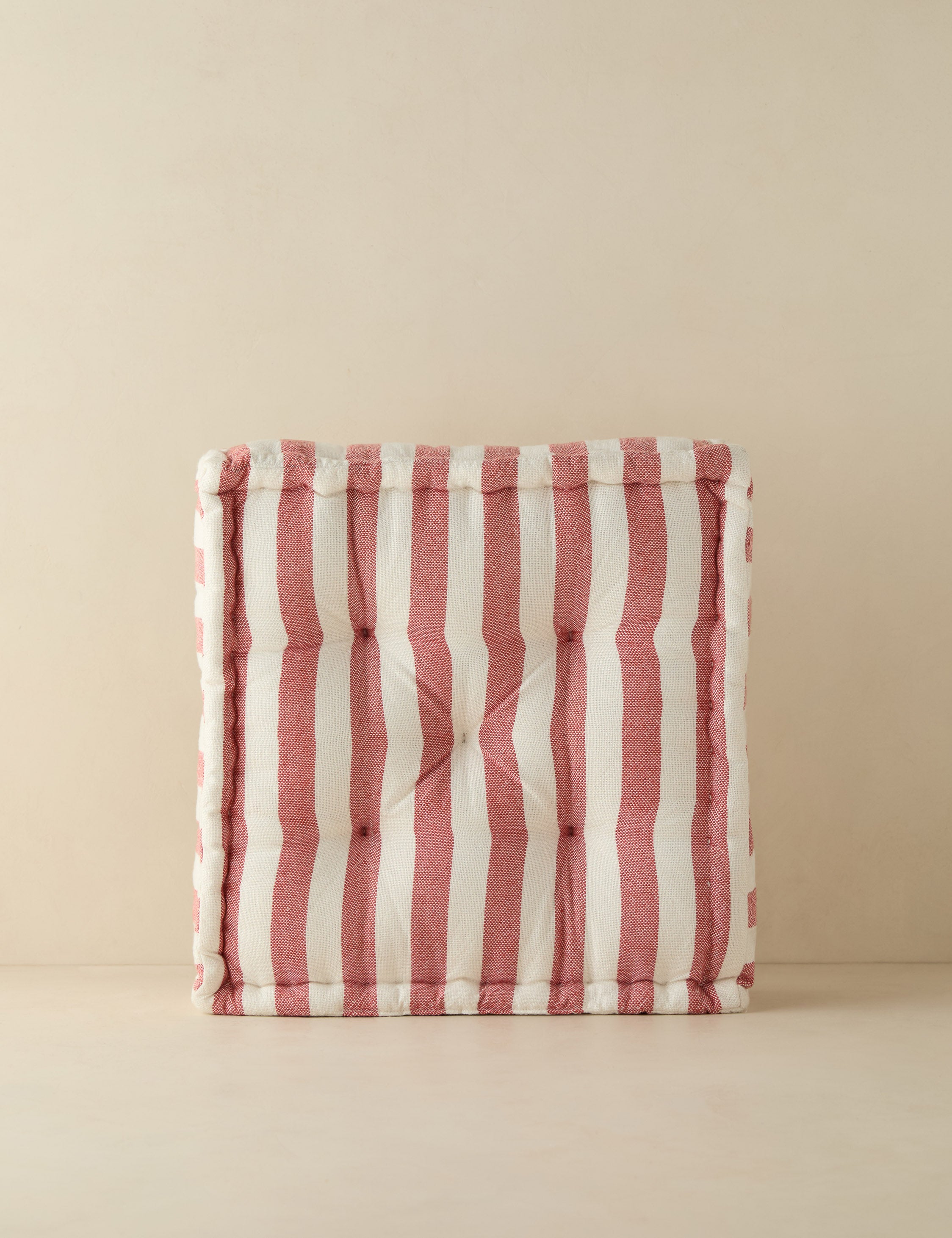 Sunday striped outdoor throw pillow