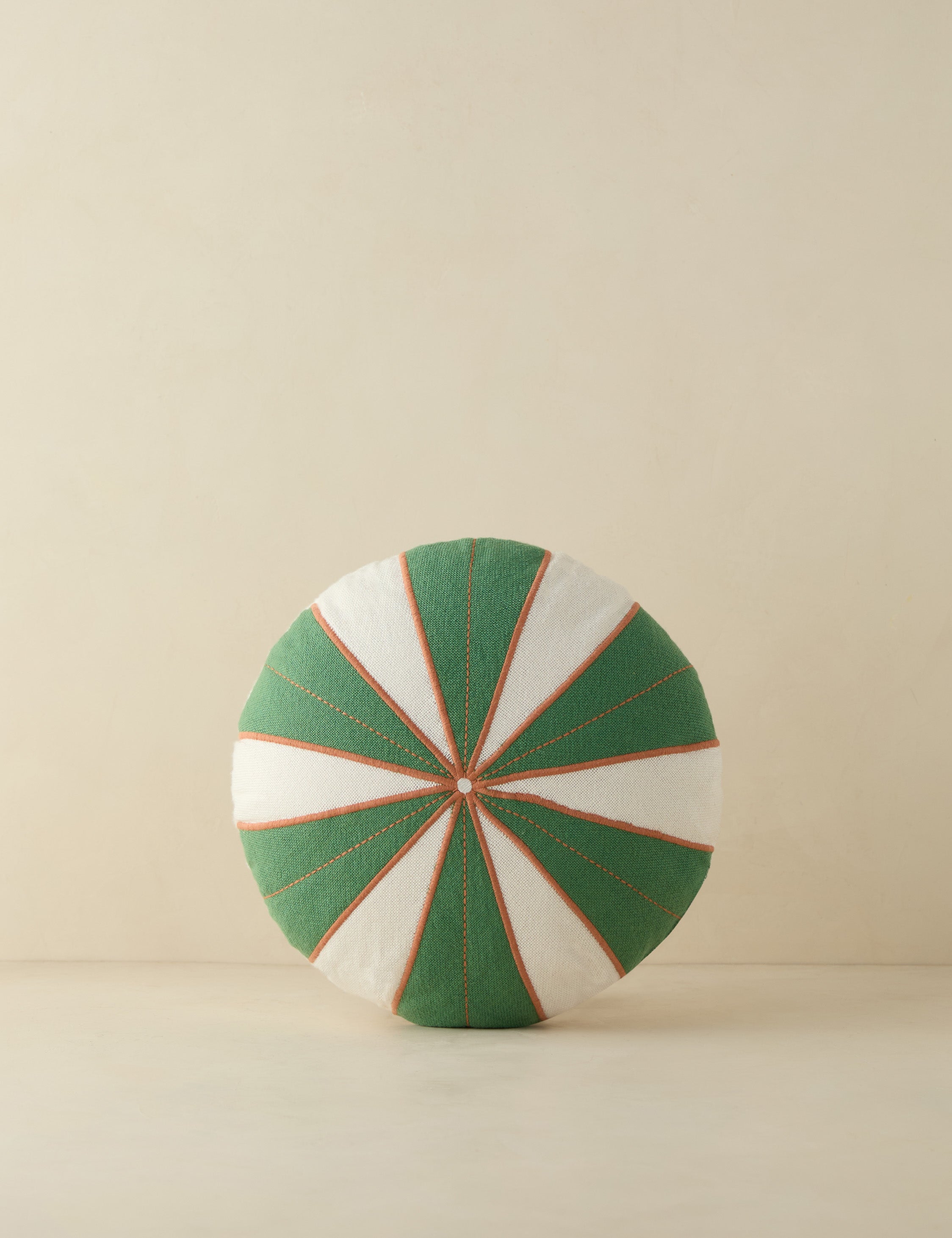 Wrenley high-contrast design disc outdoor pillow