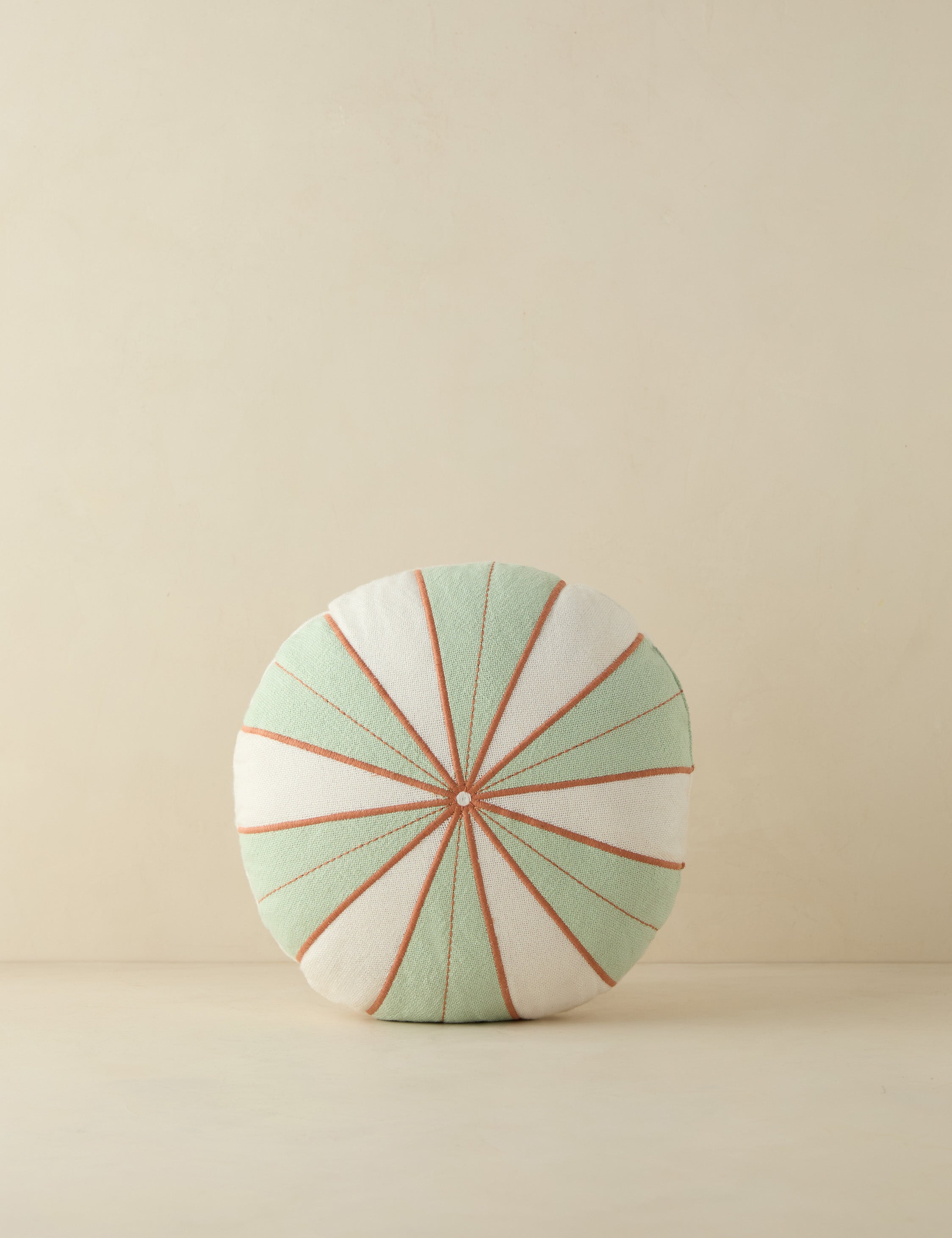 Wrenley high-contrast design disc outdoor pillow