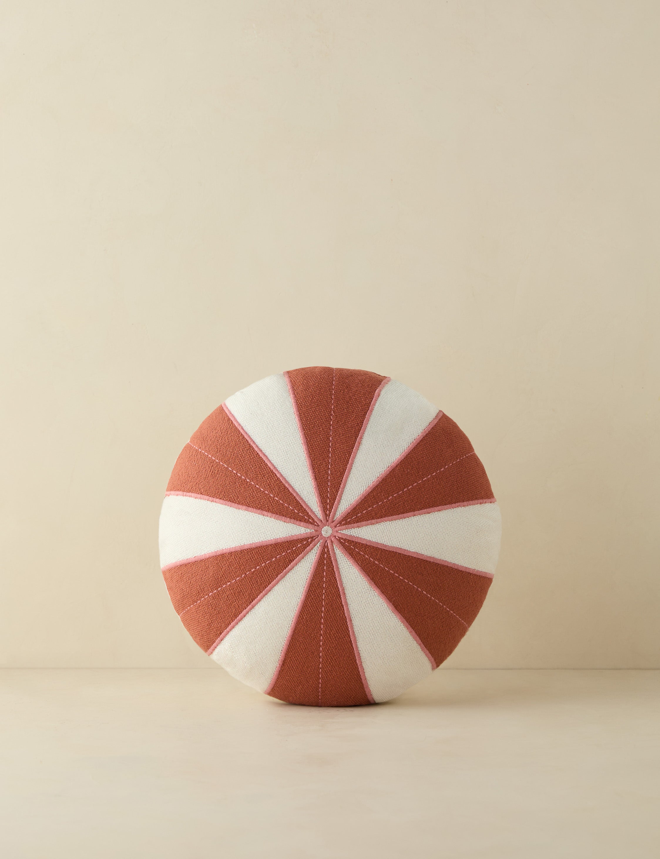 Wrenley high-contrast design disc outdoor pillow