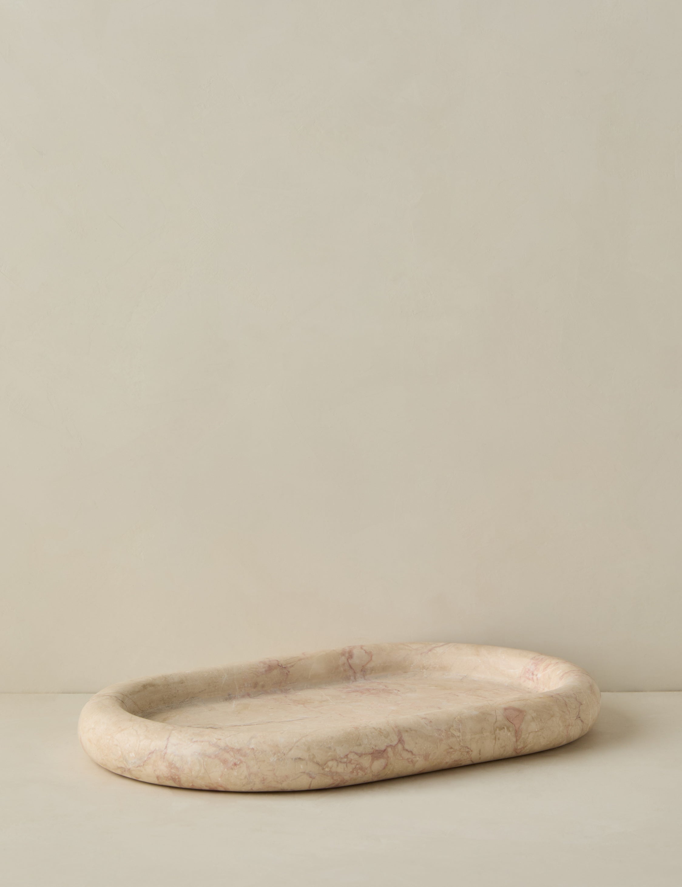 Besser oval marble tray.