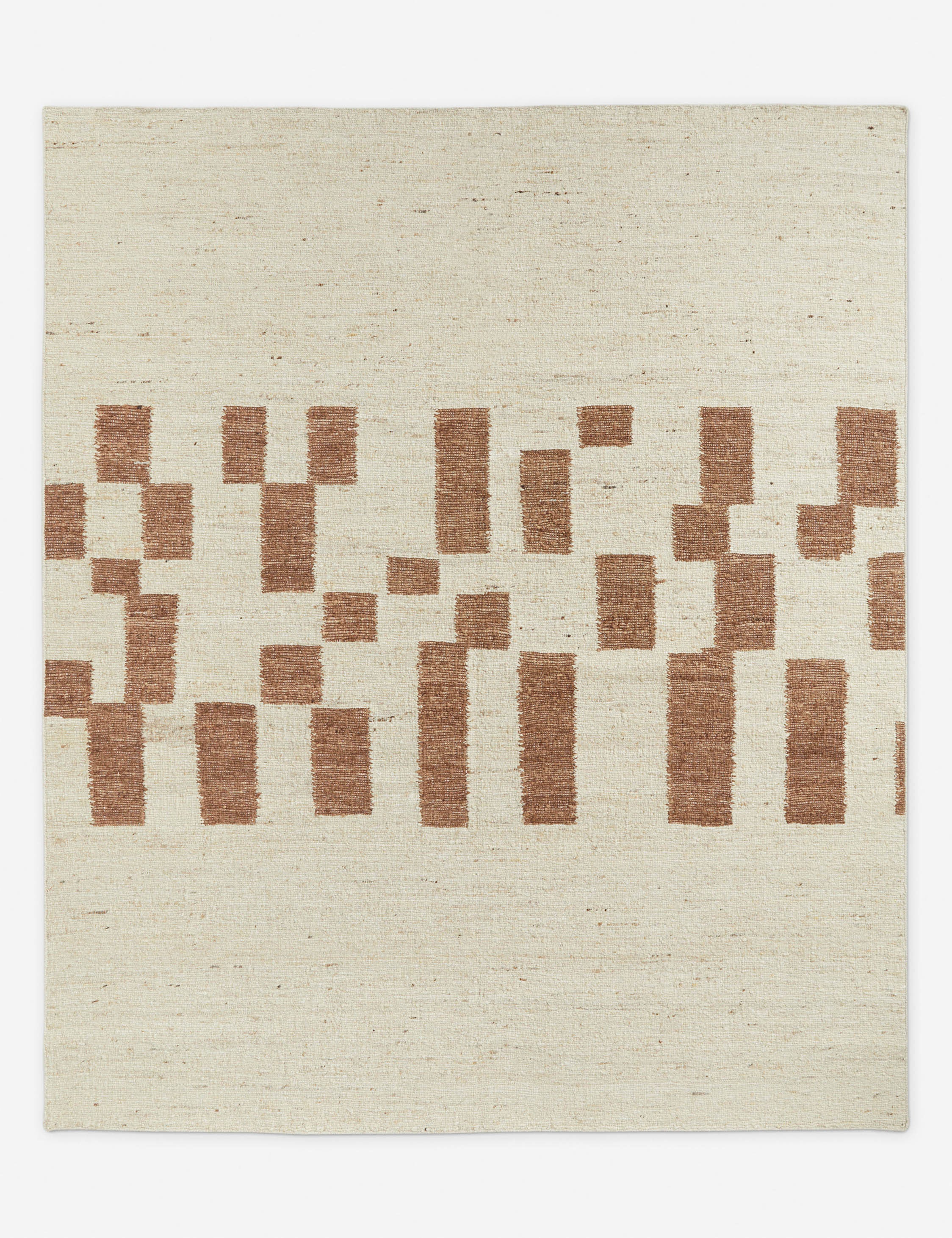 Mosaic Handwoven Wool Rug by Elan Byrd.