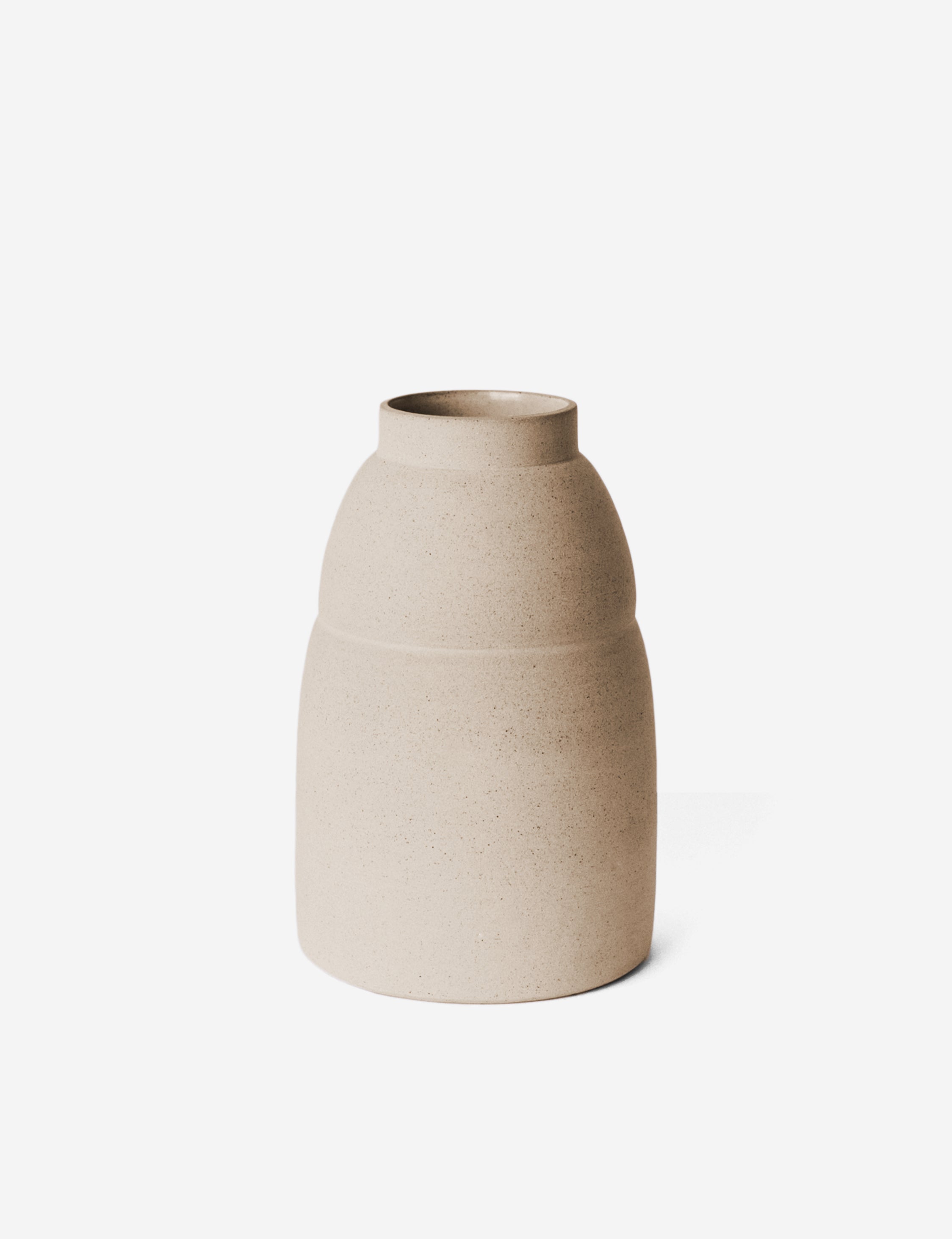 Chubby beehive wide mouth ceramic Vase by Al Centro Ceramica